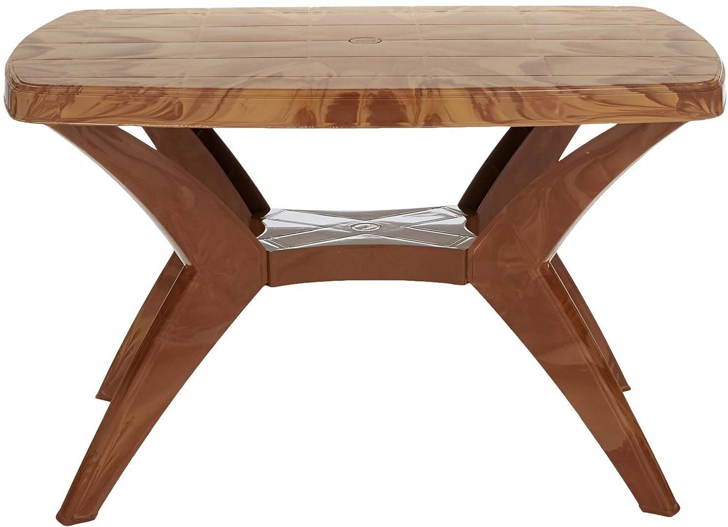 AAMROSE Plastic 6 Seater Dining Table