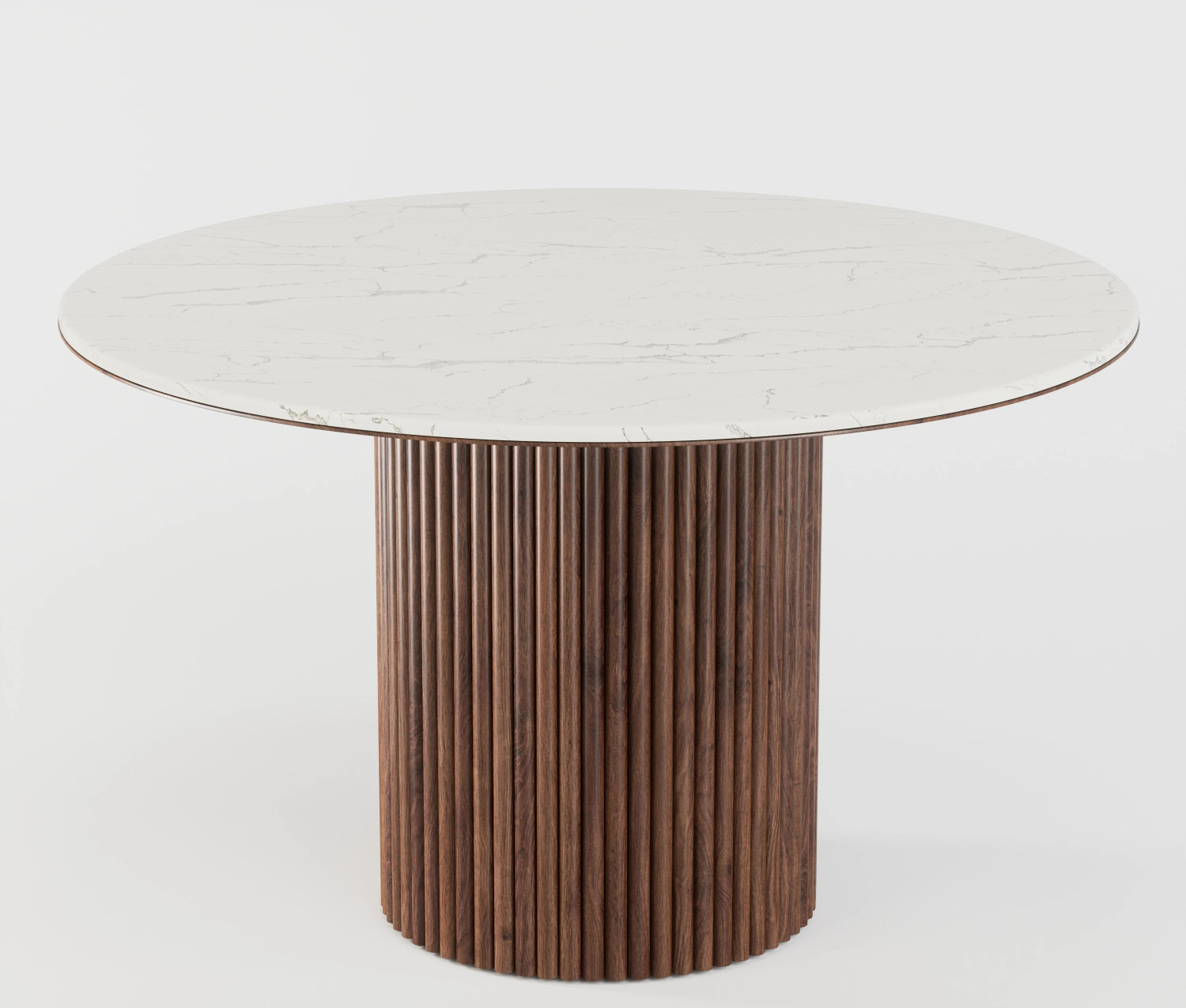 Image of MagickHome Solid Wood 4 Seater Dining Table