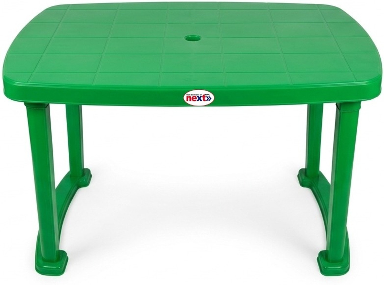 Image of next NPPL FLORA Multipurpose Heavy Duty Rectangular Table for Home, Office & Outdoor Plastic 4 Seater Dining Table