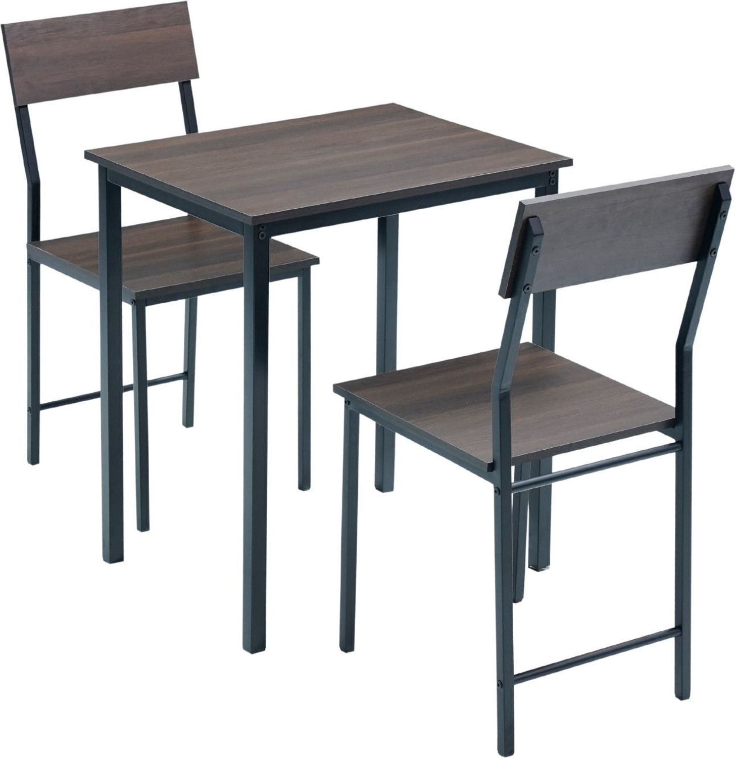 Image of furniba 2 seater Dining set with chairs | Metal Frame | 2 Seater | Mapple | Engineered Wood 2 Seater Dining Set