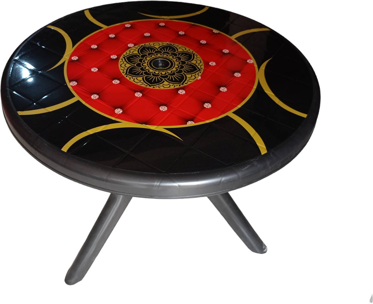 AAMROSE Plastic 4 Seater Dining Table