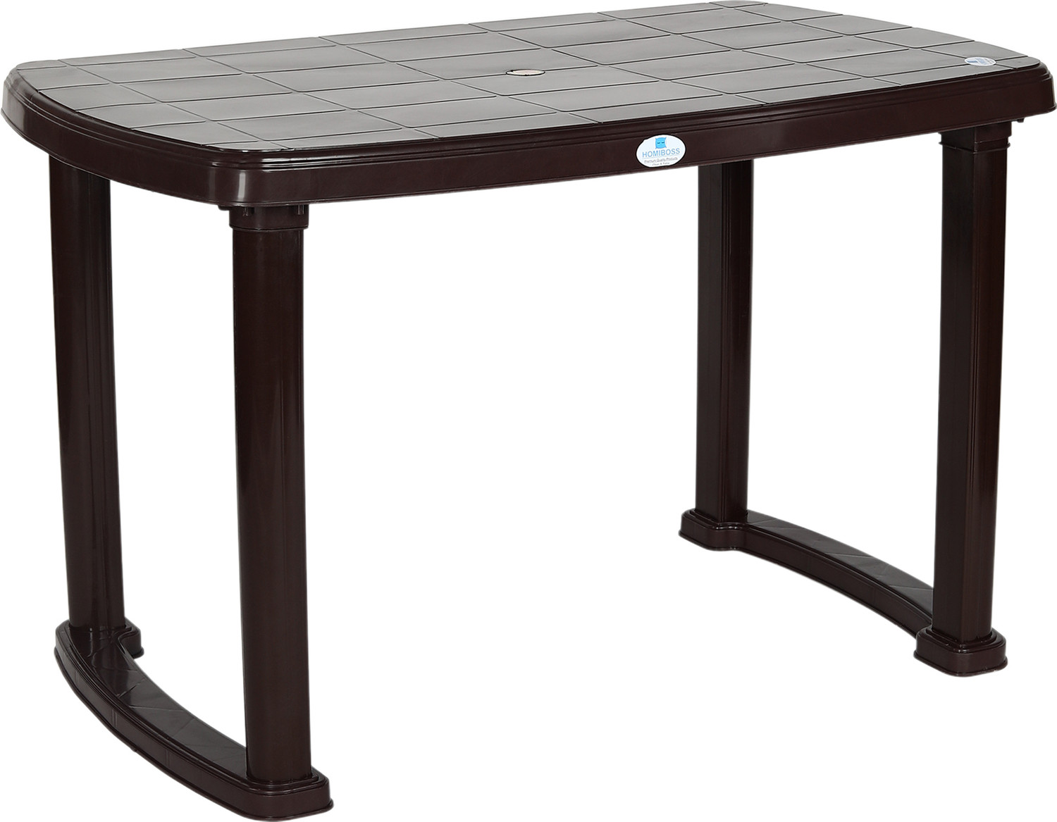 Image of HOMIBOSS Dining table for home and outdoor Plastic 6 Seater Dining Table