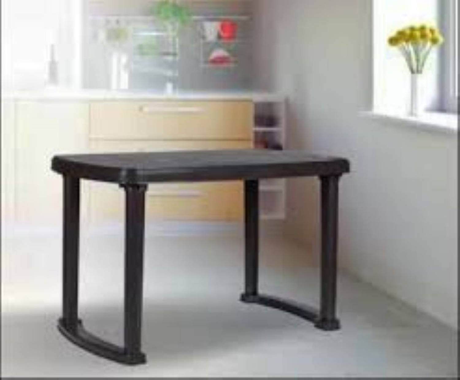 Pal Traders Decora 4 Seater Plastic Dining Table - Image 4