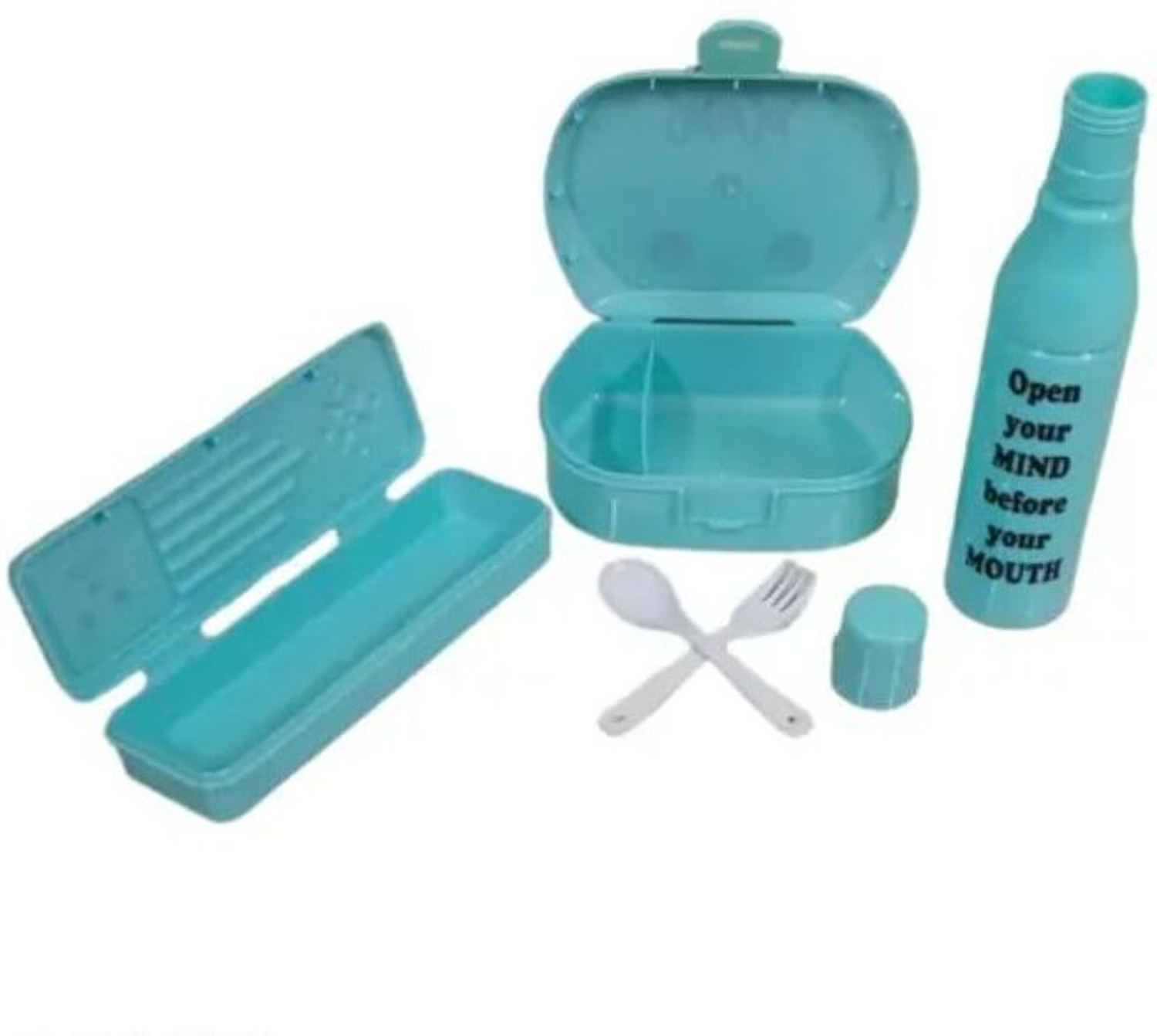 Image of SDG FASHION Pack of 3 Plastic Dinner Set