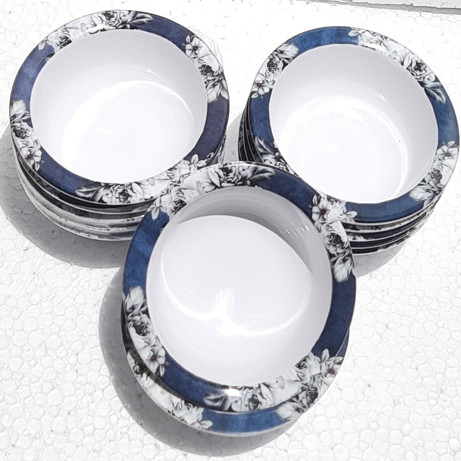 Image of Radhe Crockery Pack of 41 Melamin SILVERROCK Dinner Set
