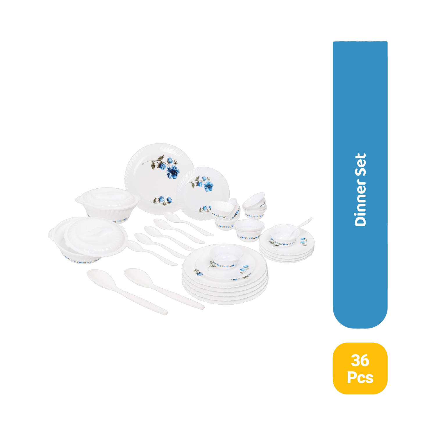 Flipkart Supermart 36-Pc Dinner Set at ₹855 (71% Off) – Flipkart