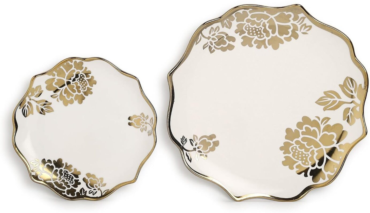 Image of SAAVITR CERAMICS Pack of 18 Ceramic Dinner Set