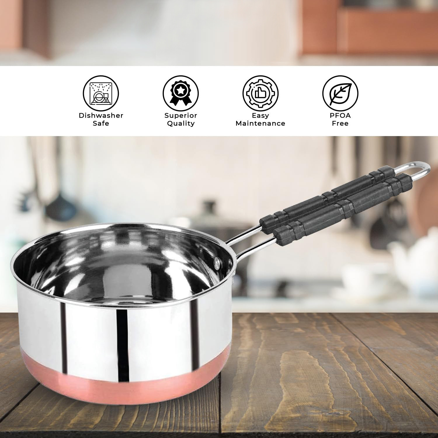 Image of HM EVOTEK Milk Pan 11 cm, 15 cm, 17 cm diameter 1 L, 1.5 L, 2 L capacity
