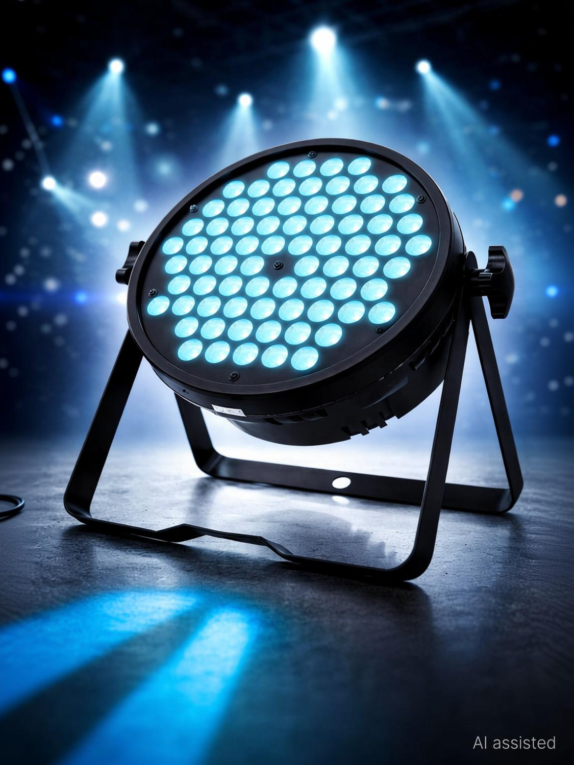 Image of spark world 60x3 LED Slim Flat Par Stage Lights Single Disco Ball