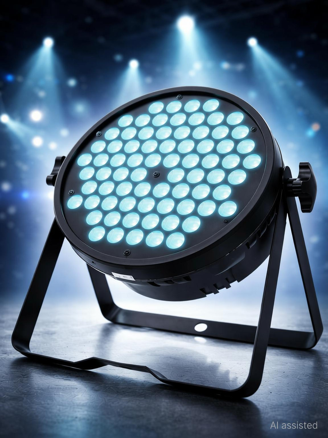 Image of spark world 60x3 LED Slim Flat Par Stage Lights Single Disco Ball