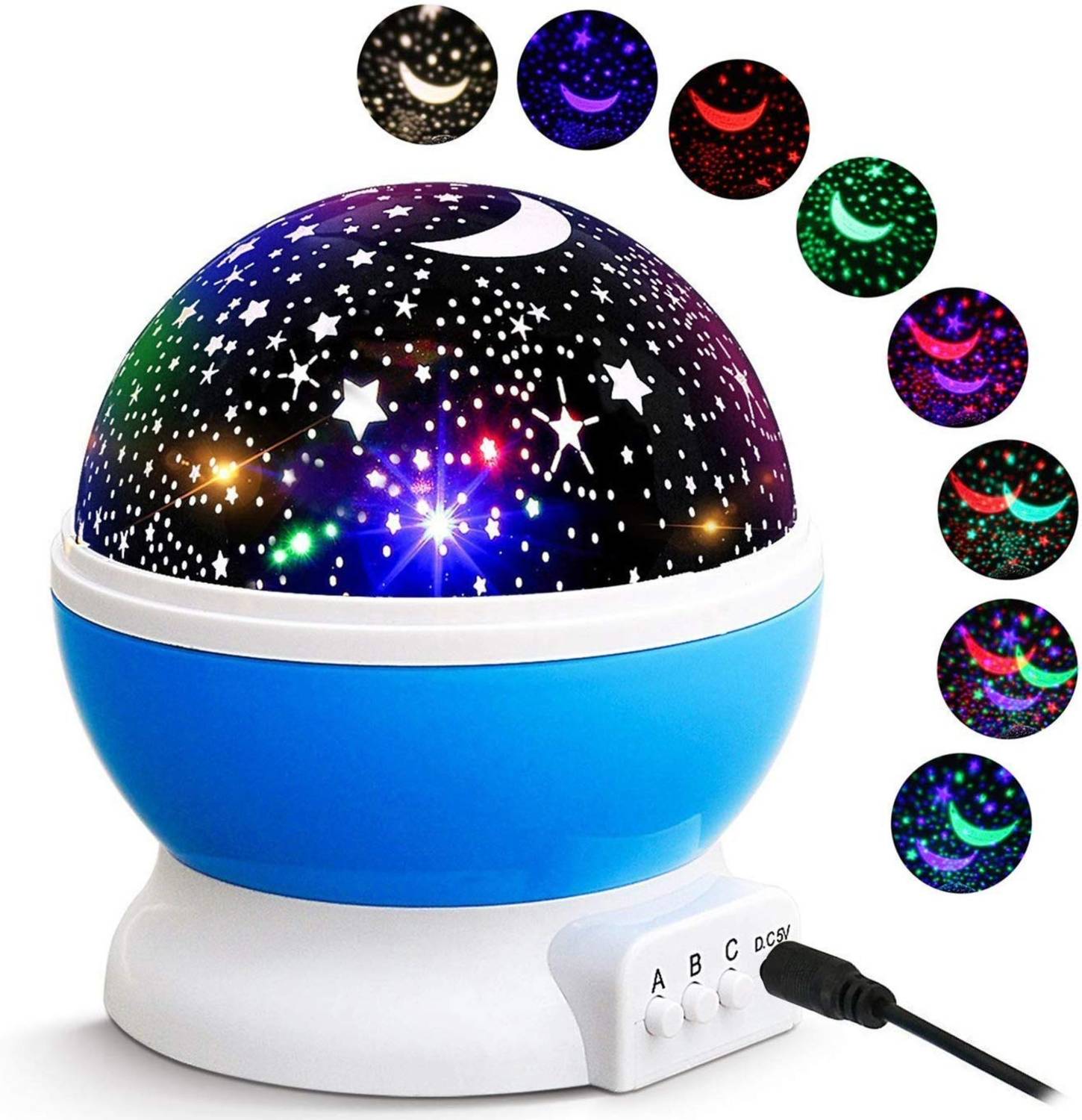 gvv STAR MASTER LIGHT Disco Ball Set (Ball Diameter: 12 cm)