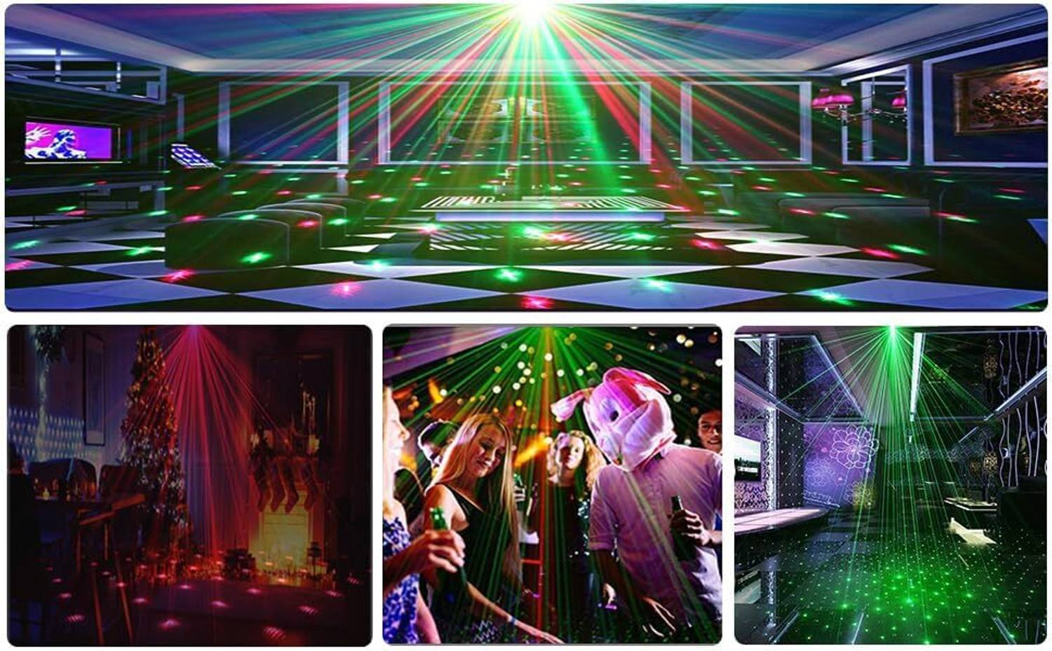 VOLTegIC Mini Laser Projector Party Lights - Image 5