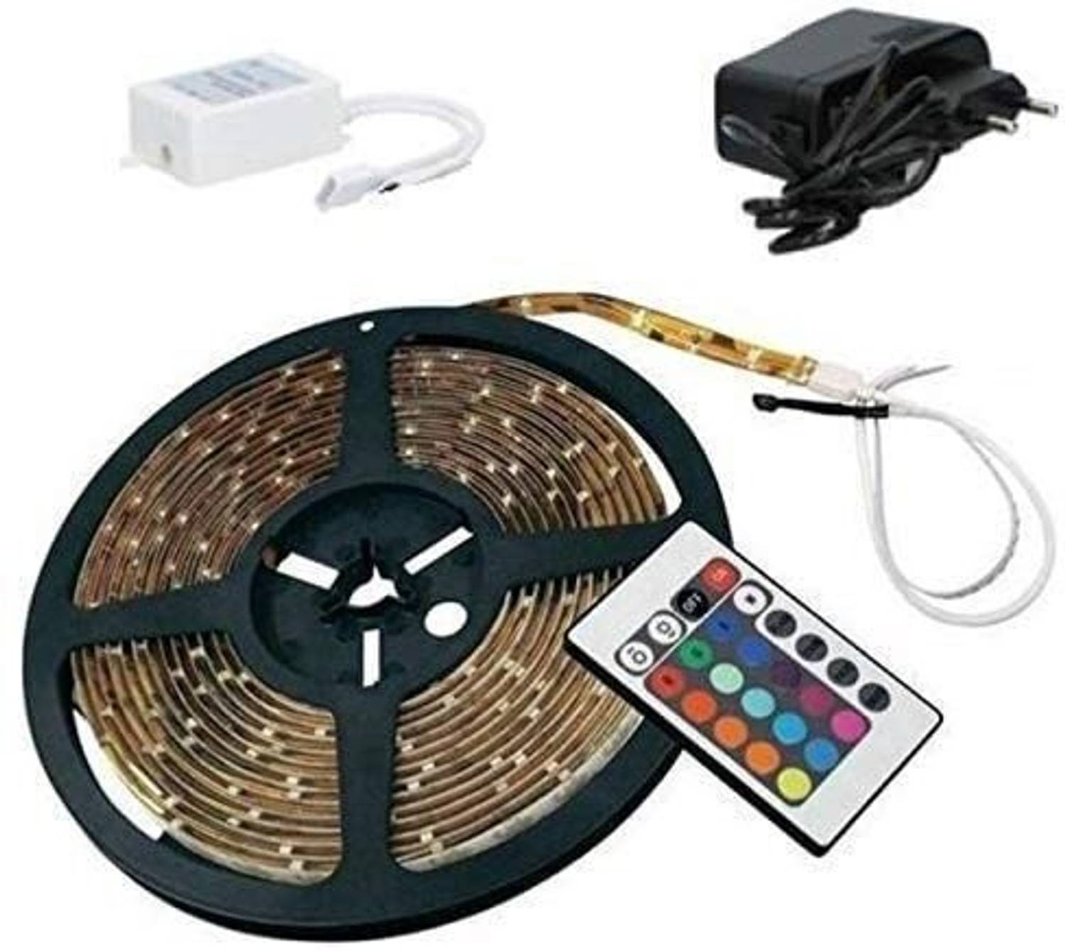 HDC 4M RGB LED Strip Lights with Remote - Image 2