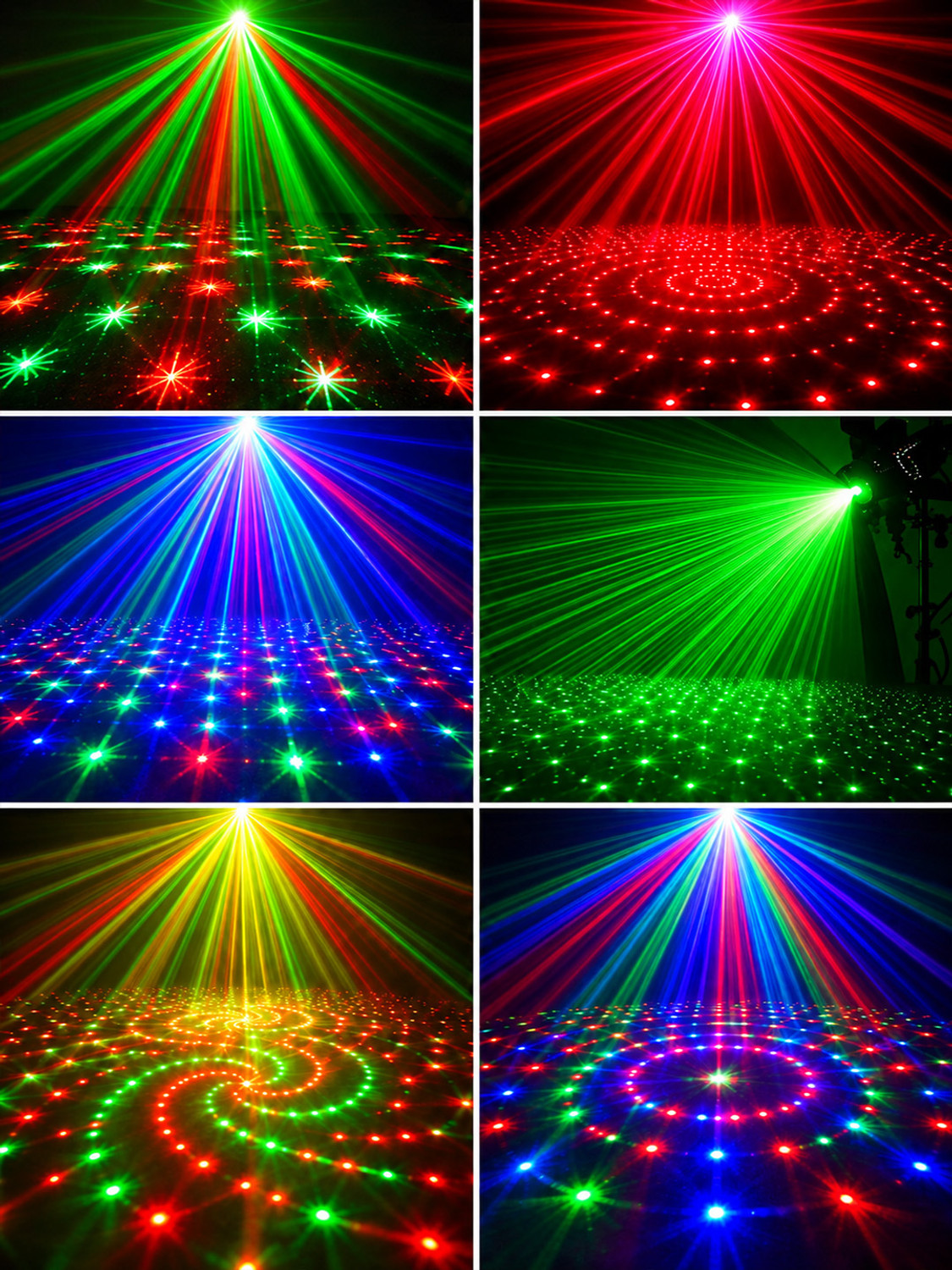 Image of KAVORA Laser 12 Mode Projector Light for Home Parties, DJ Events- Black Shower Laser Light (Ball Diameter: 5 cm)