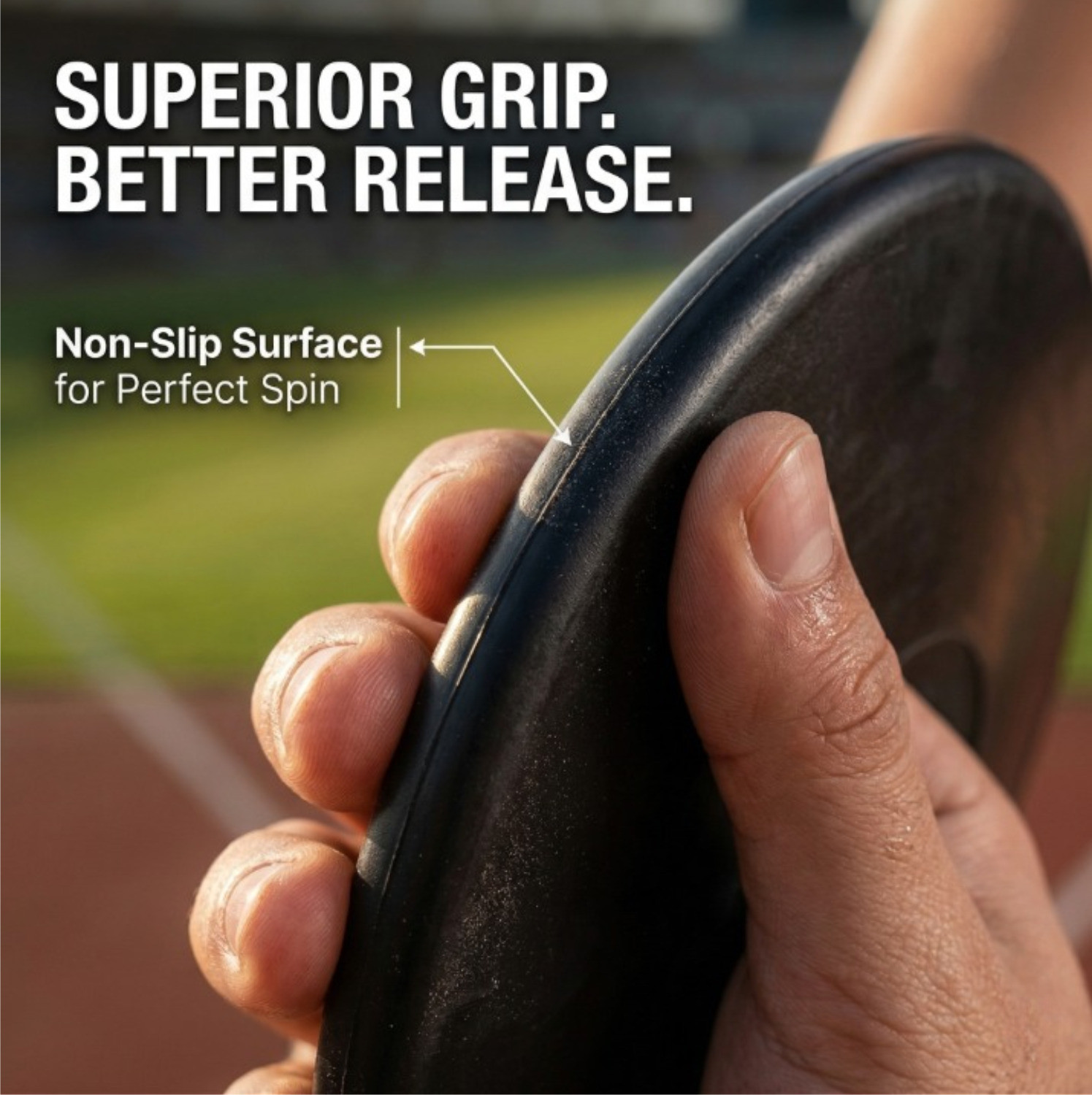 Image of COUGAR Discus Throw , Discus 1.75Kg , Disc Throw , Black Rubber Discuss Sponge Discus Throw Disc
