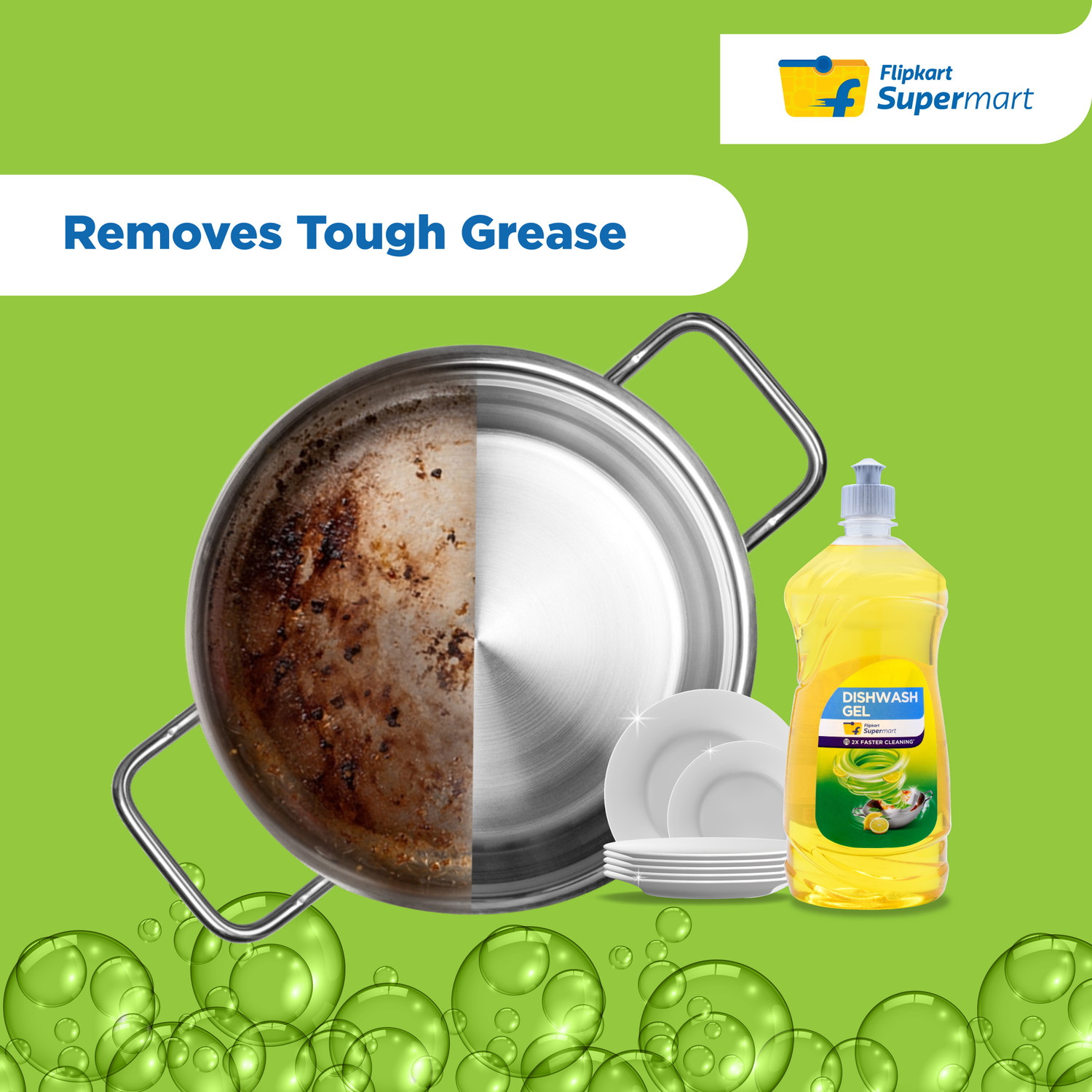 Image of Flipkart Supermart Lemon Dish Cleaning Gel
