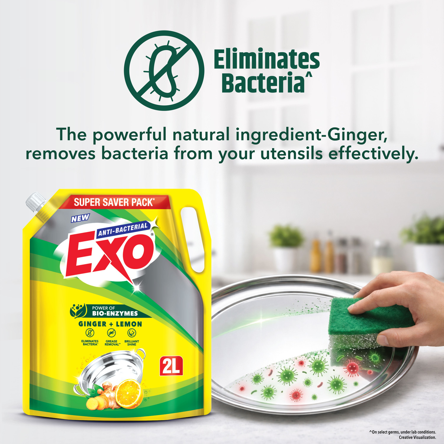 Image of Exo Power of Bio-Enzymes Refill Pouch Dish Cleaning Gel