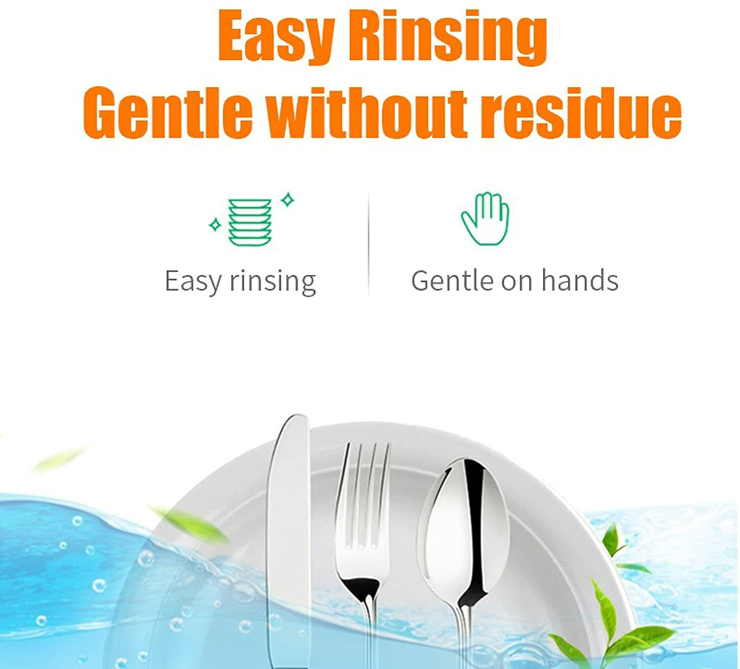 Image of Qlendia Green Dishwash has the power of Green lemon,which helps clean dishes easily. Dish Cleaning Gel