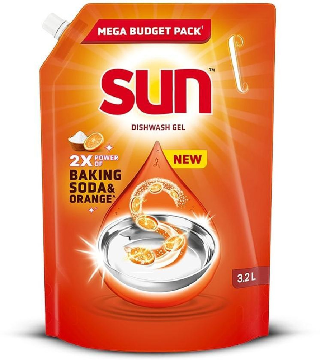 Image of sun Dishwash Liquid Gel Dish Cleaning Gel