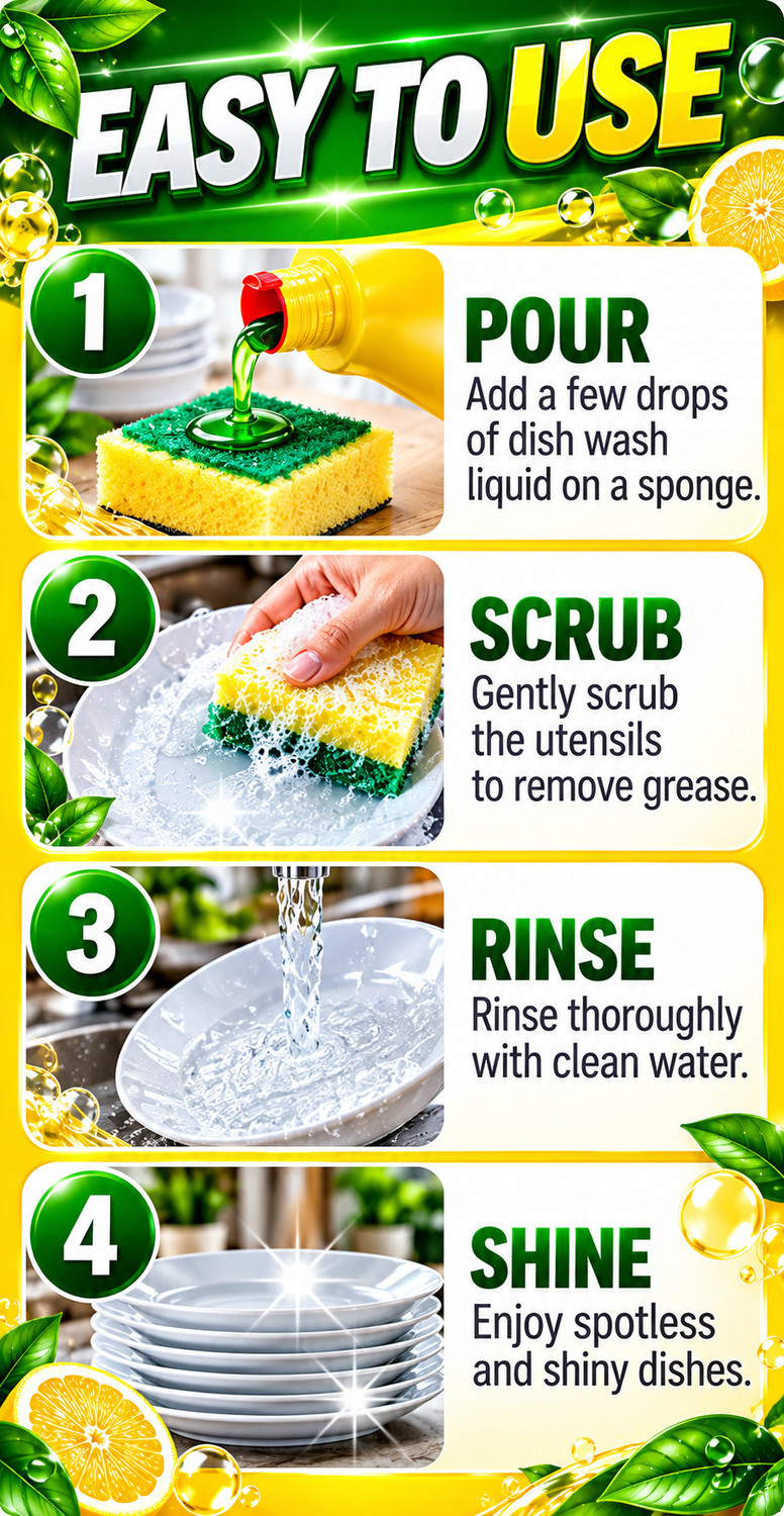 Image of O&G Dishwashing Liquid for Kitchen Utensils, Tough Grease Remover, Fresh Lemon Clean Dish Cleaning Gel (Lemon, 3 L)