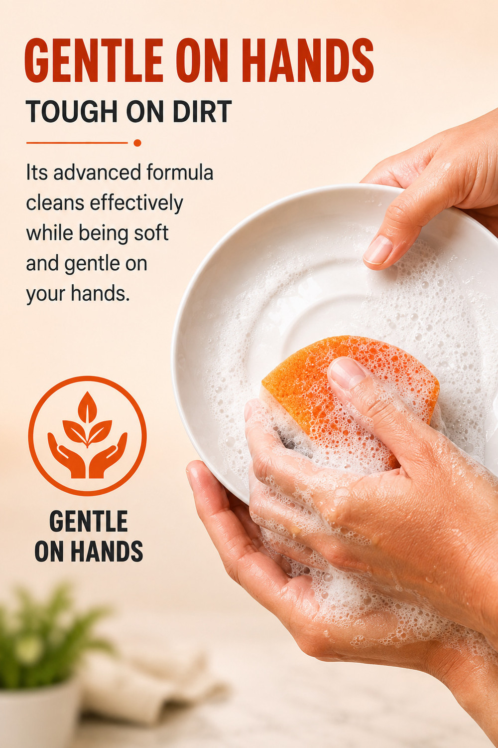 Image of GROVANTI ORGANIC Orange Dish Wash Liquid Dish Cleaning Gel