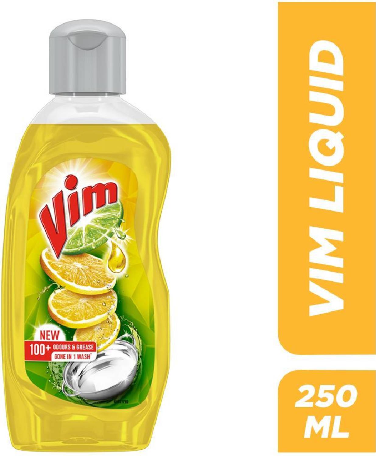 Vim Dish Cleaning Gel, Yellow - Image 1