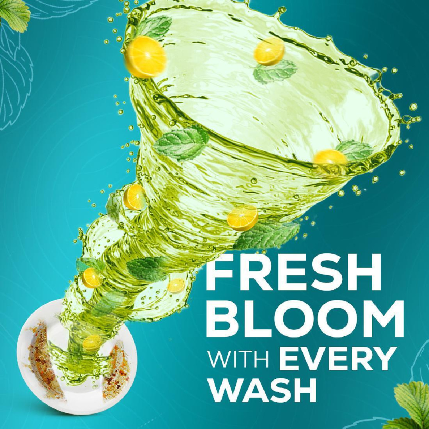 Image of Vim Dishwash Anti Smell Liquid Dish Cleaning Gel (Pudina, 1.7 L)