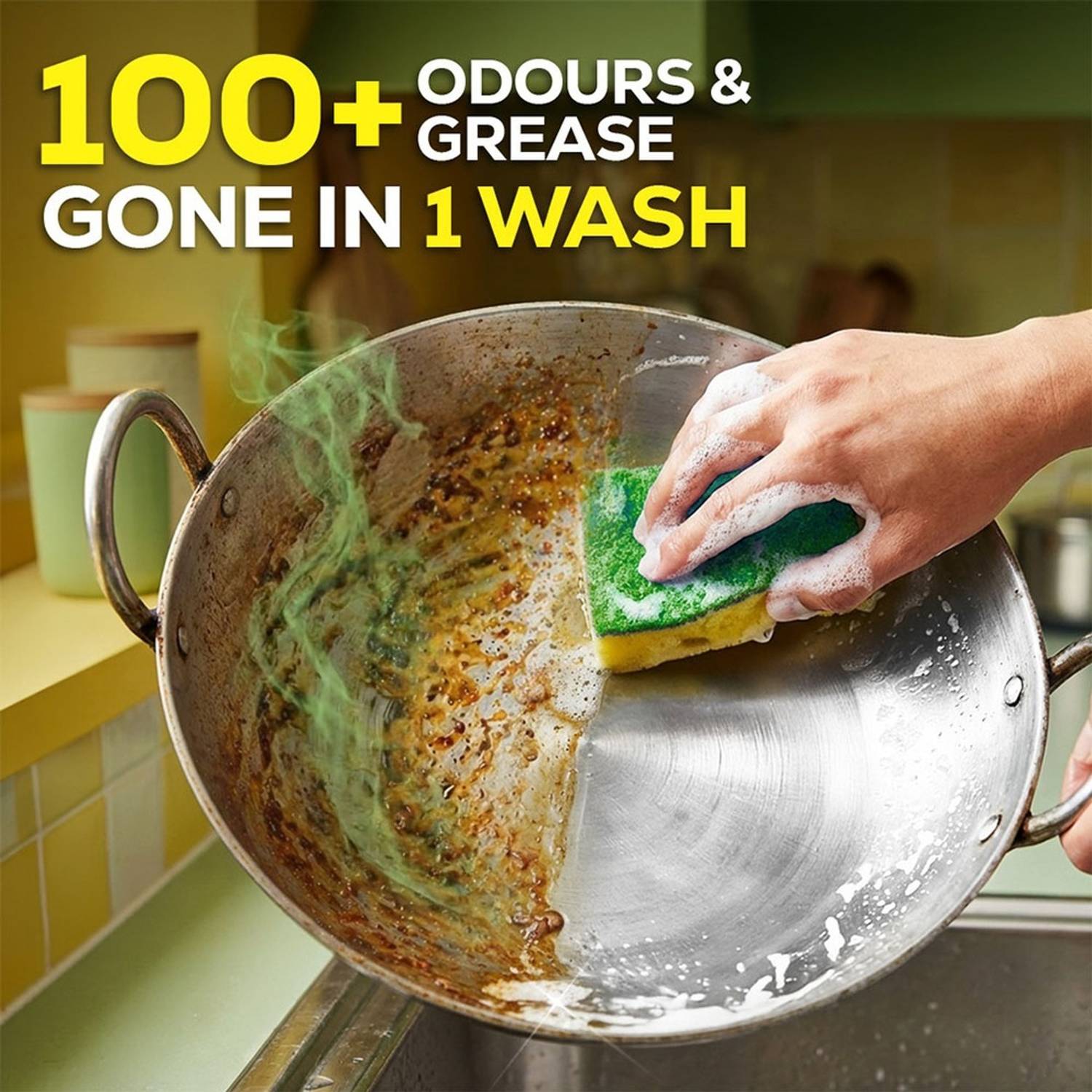 Vim Dish Cleaning Gel, Yellow - Image 3