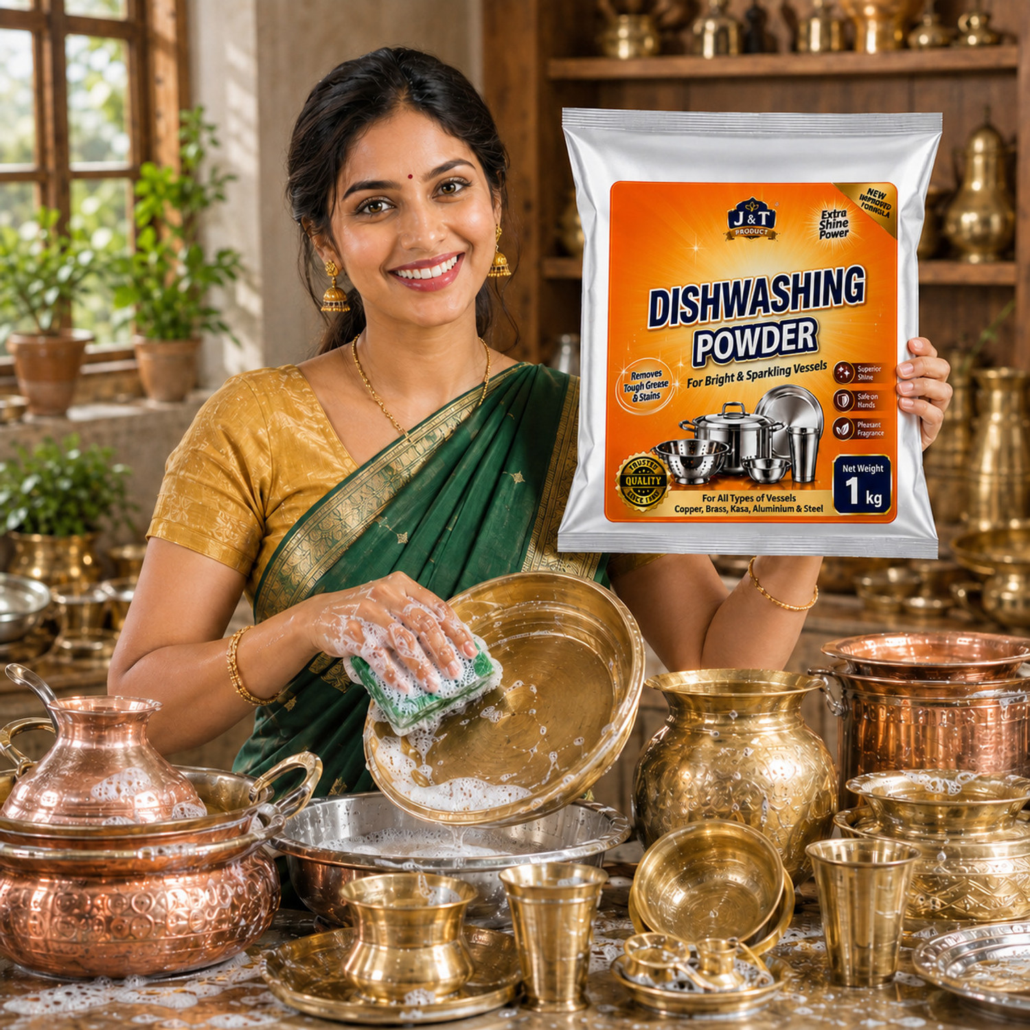 Image of Fivora pitambari powder Dishwashing Detergent