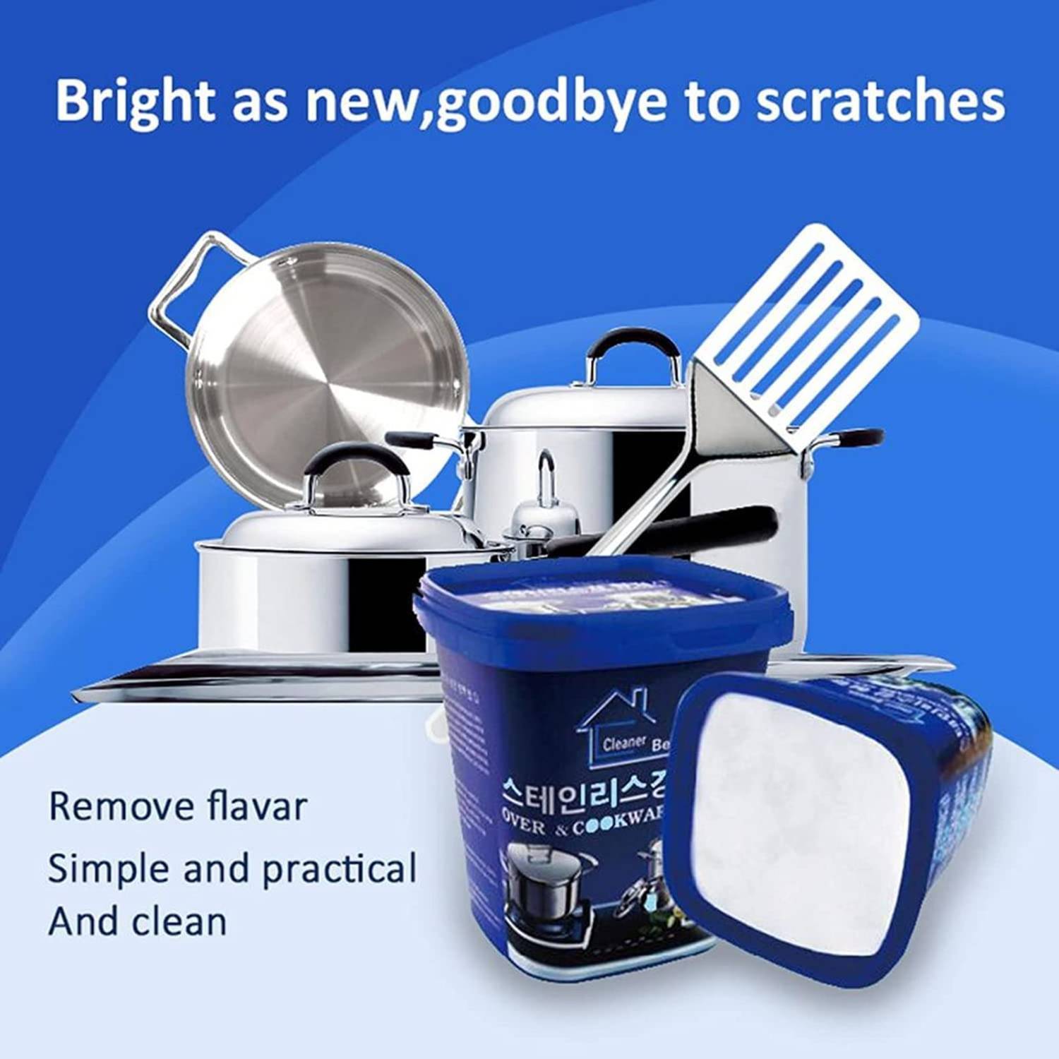OXILY MultiPurpose Cleaner Polish Kitchen Cleaning Paste for