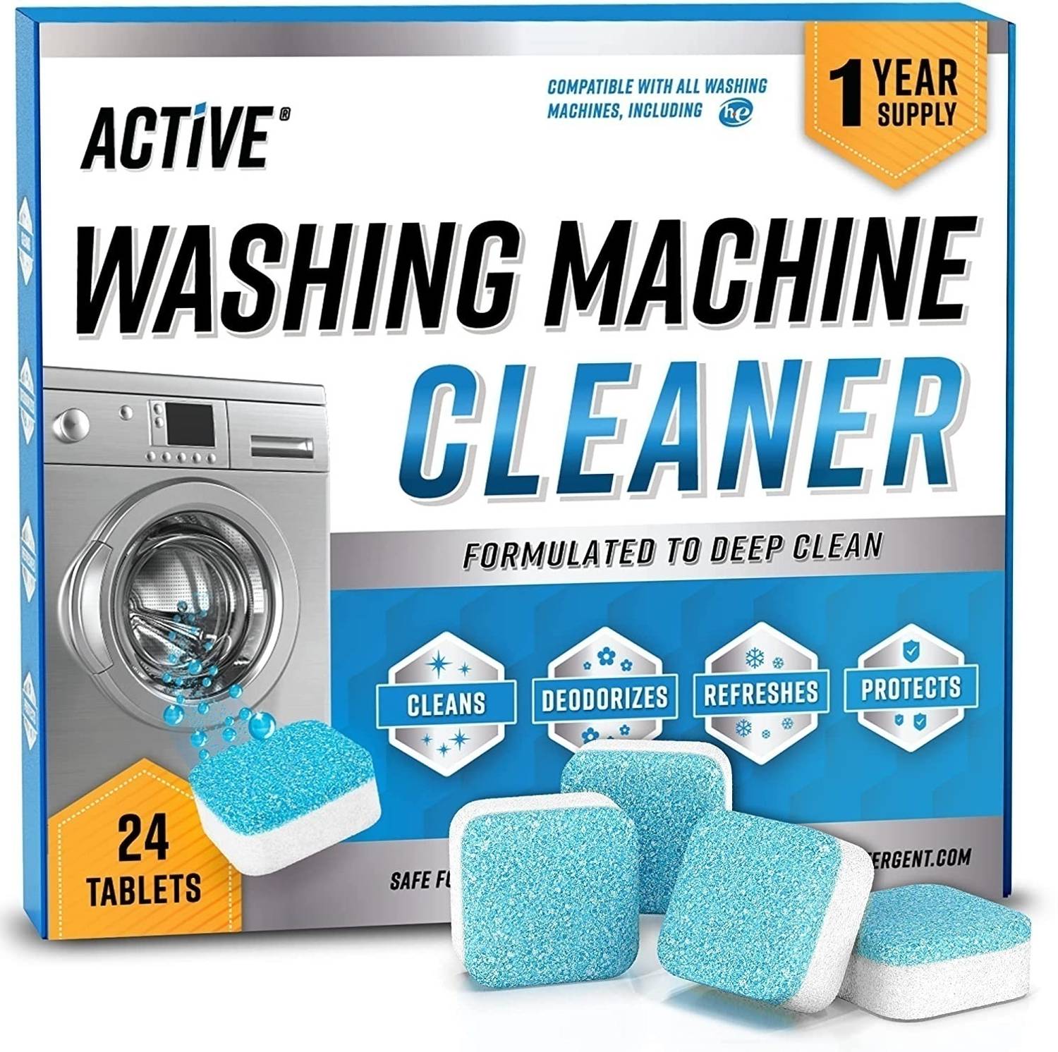 Pintor WASHING MACHINE DRUM/TUBE CLEANER TABLET Dishwashing Deter