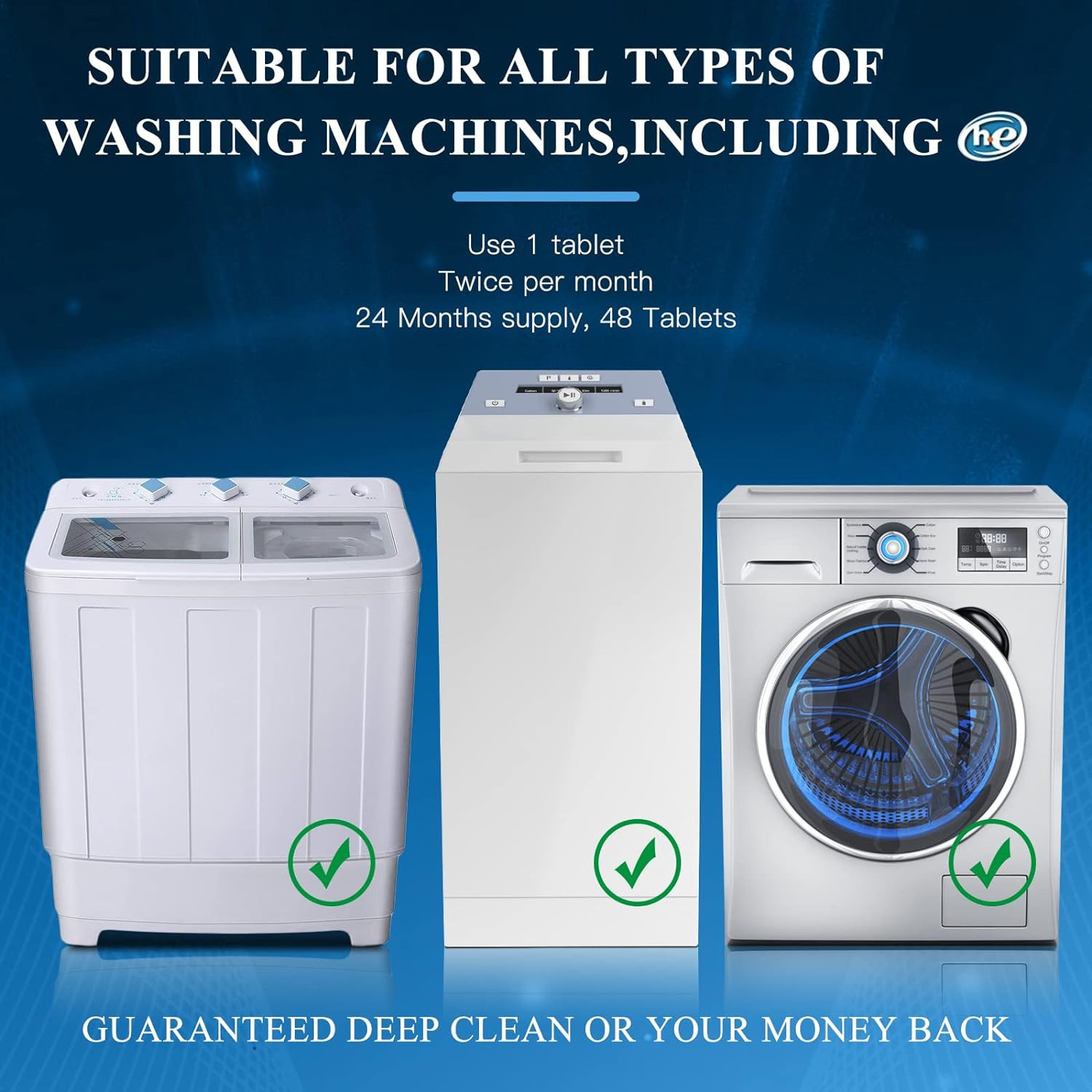 Image of Fignite Eco-Friendly Washing Machine Drum-Tub Ultimate Cleaning Dishwashing Detergent