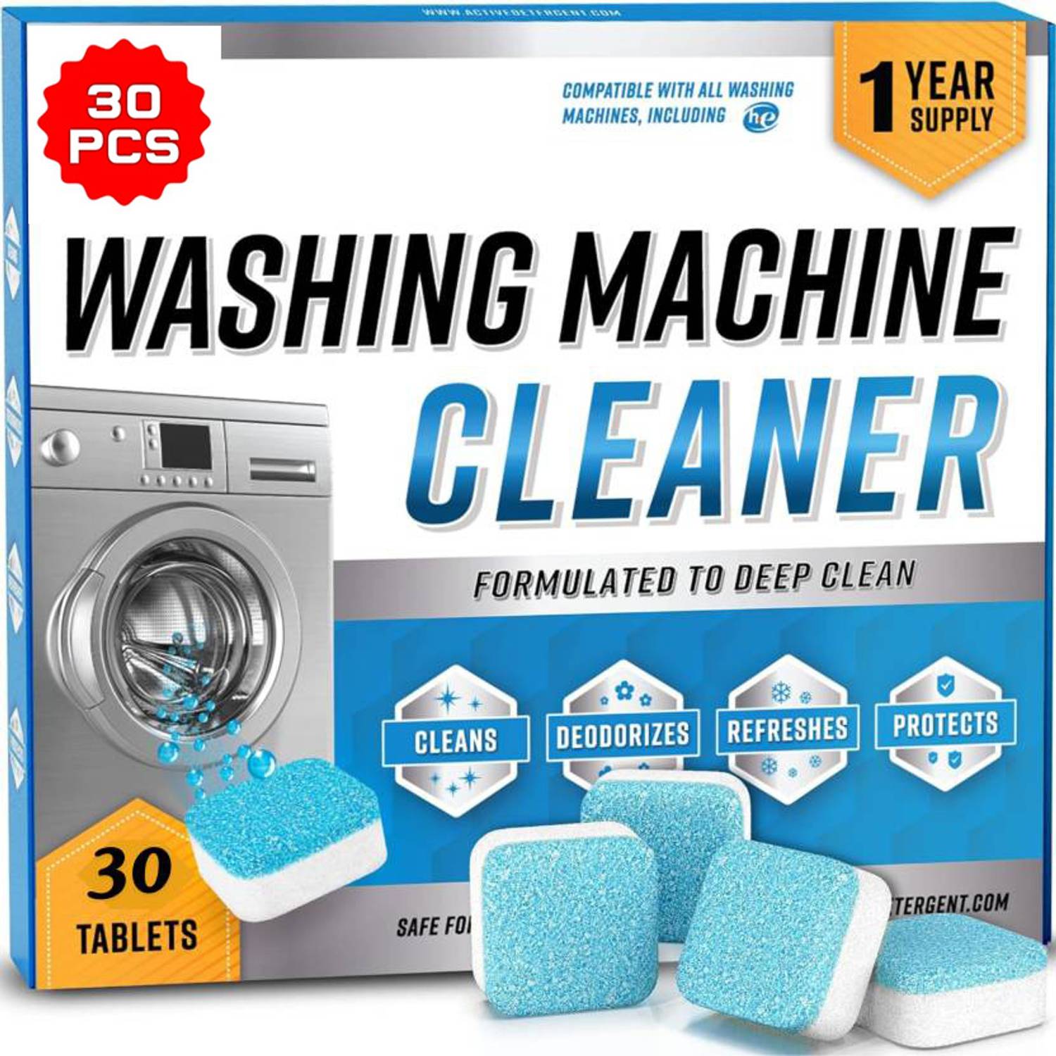 ROLLSTAR High Quality Washing Machine Deep Cleaner for Front and