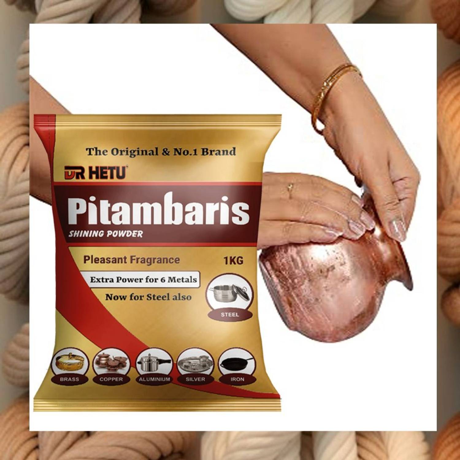 pnsl Pitambaris Shining Powder@048 Dishwashing Detergent (1 kg)