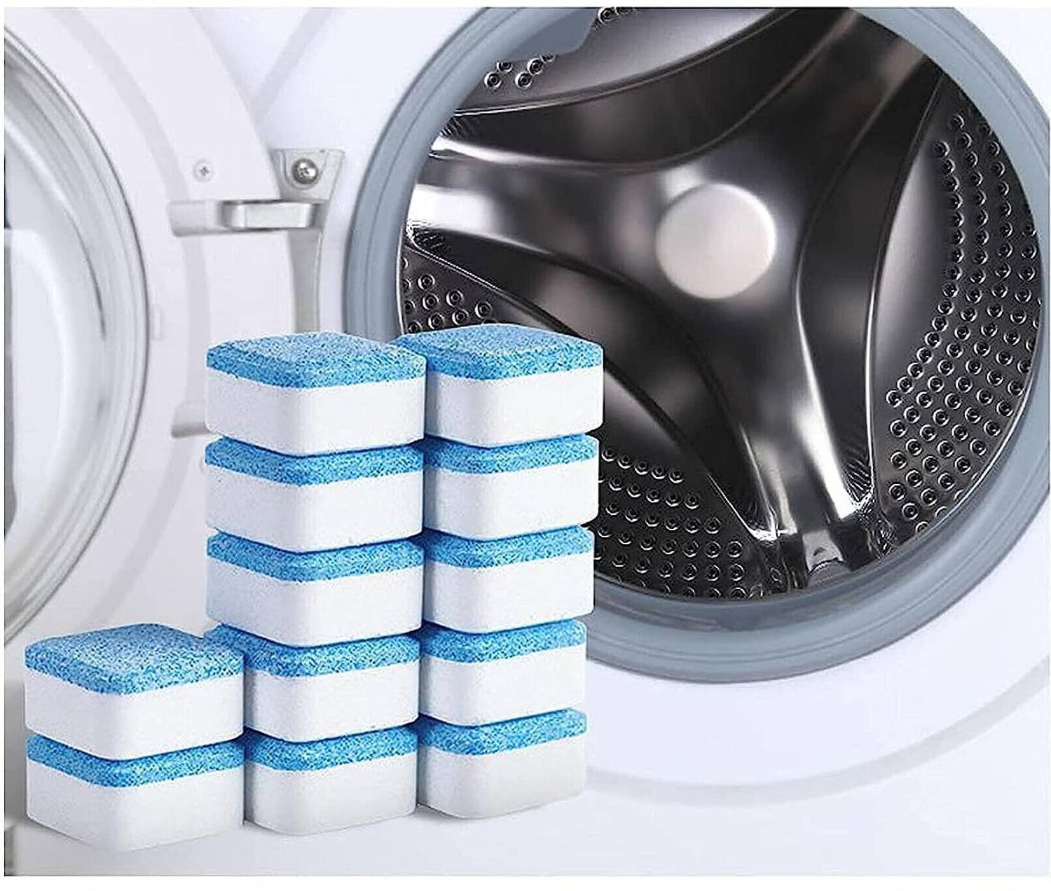 Aarna 36Pcs Washing Machine Deep Cleaner for Front and Top Dishwashing Detergent Dishwashing Detergent