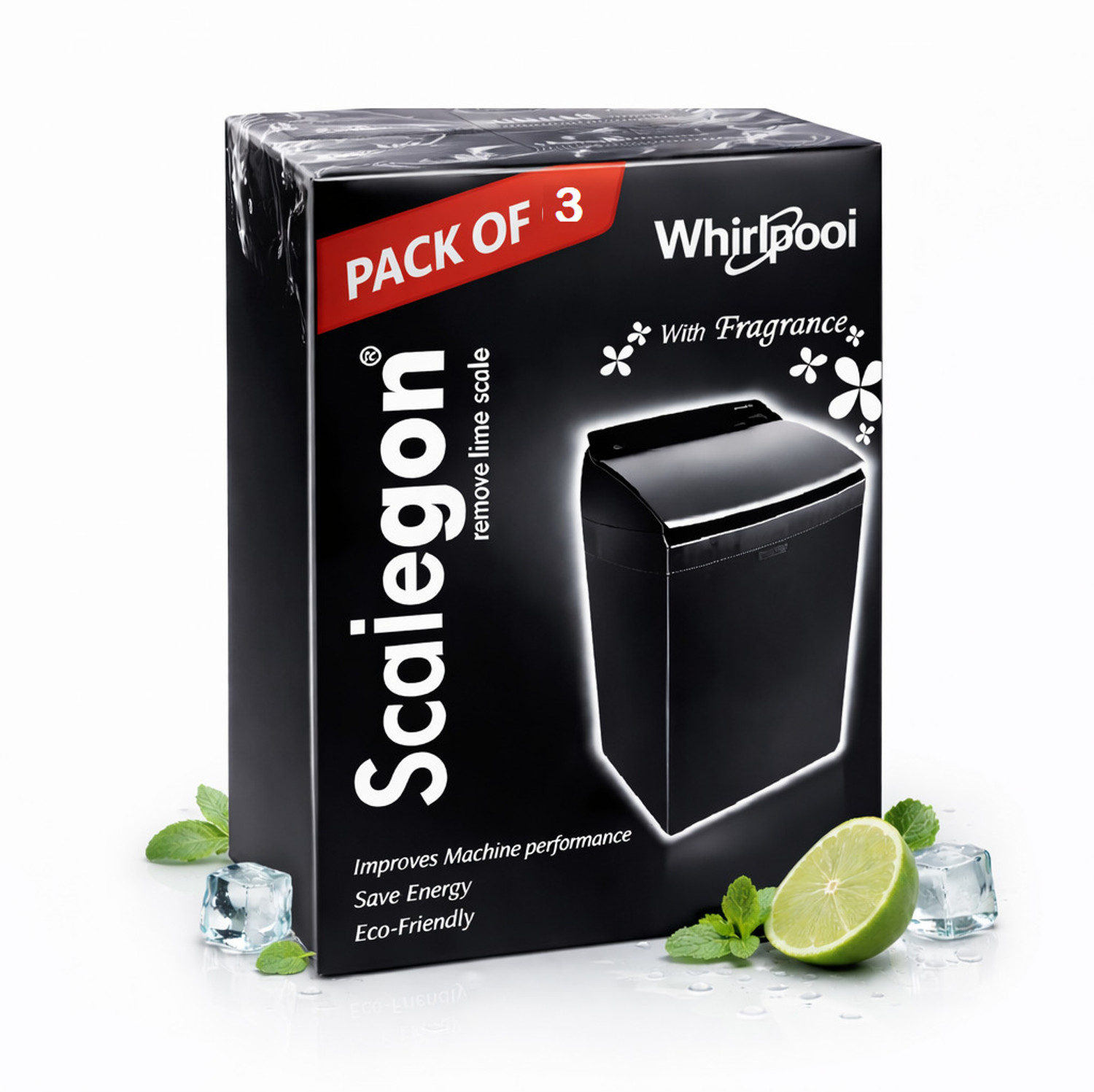 Image of scalegostore Whirlpool Scaiegon Drum Cleaner Powder Dishwashing Detergent (300 g)