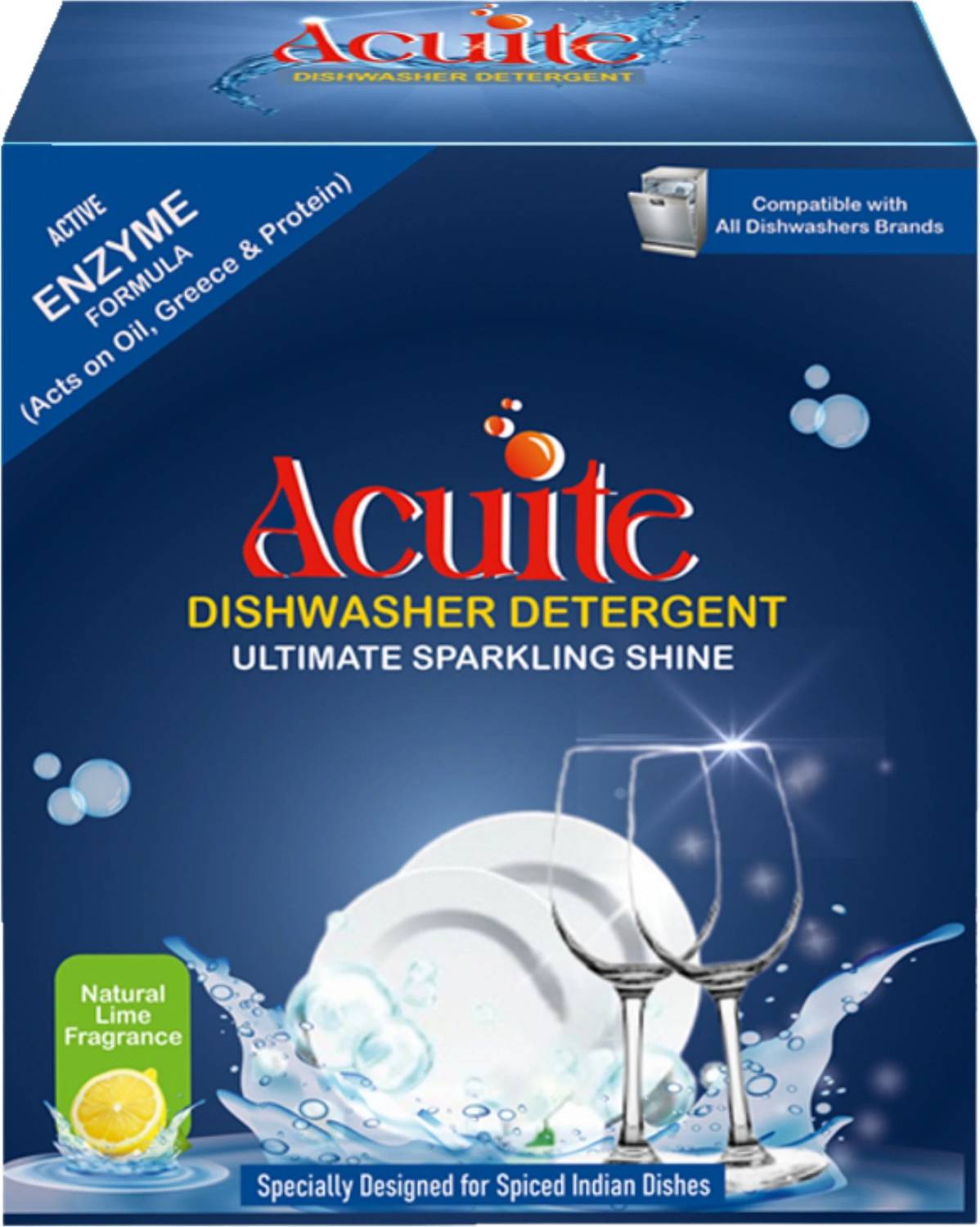 Acuite Dishwasher Detergent Powder Dishwashing Detergent