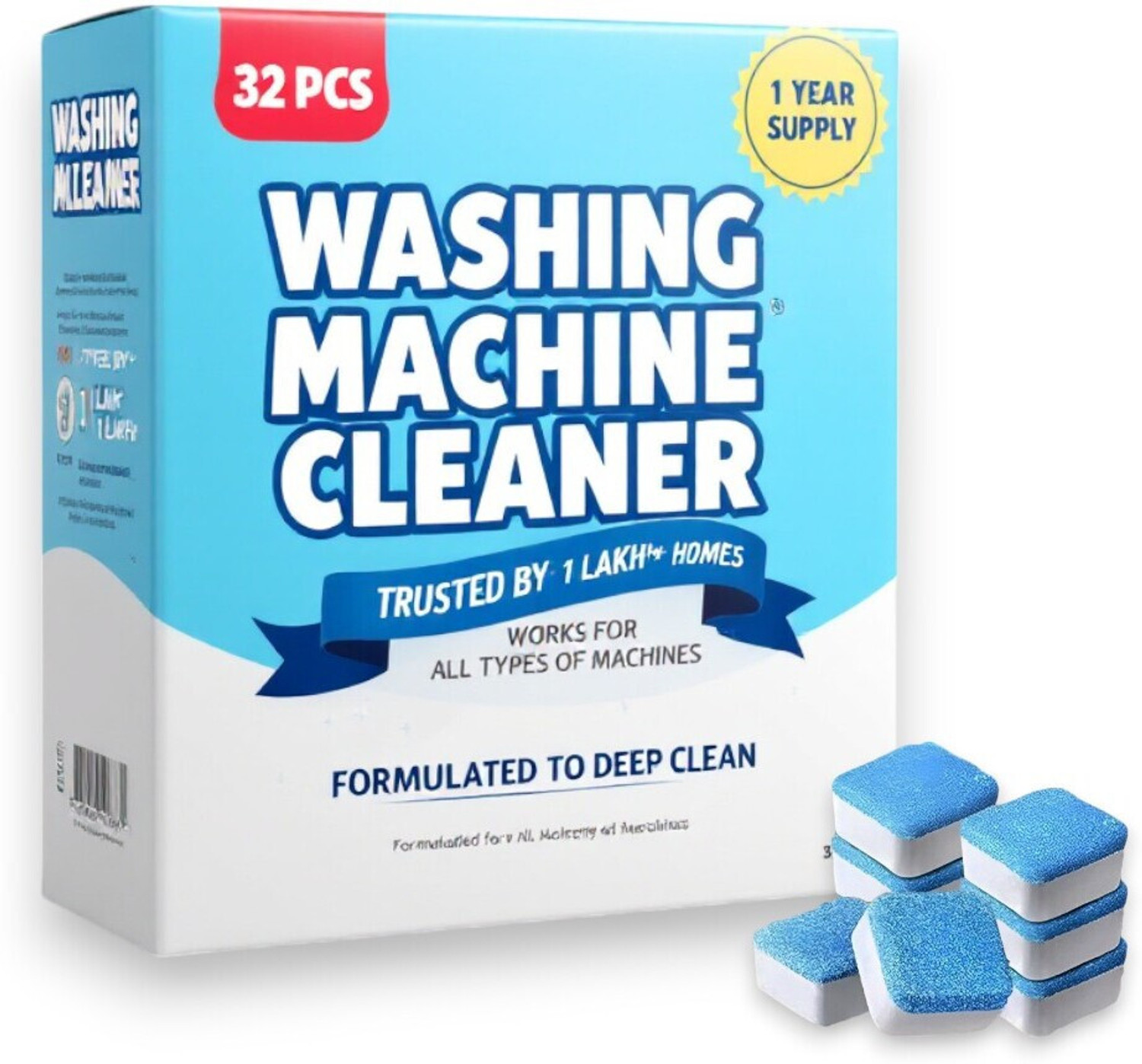 Image of Cameron 32Pis High Quality Washing Machine Deep Cleaner Liquid Dishwashing Detergent