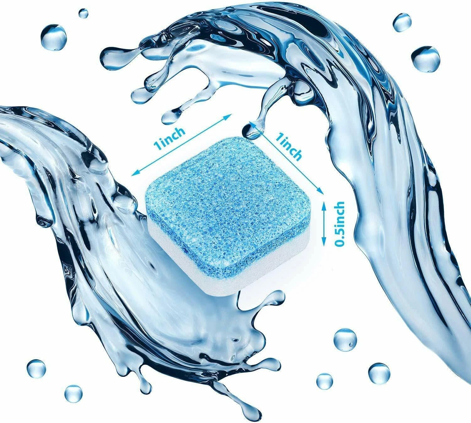 Image of Eco-Gals Washing Machine Drum-Tub De-scaler Effervescent Deep Cleaner Tablet Dishwashing Detergent