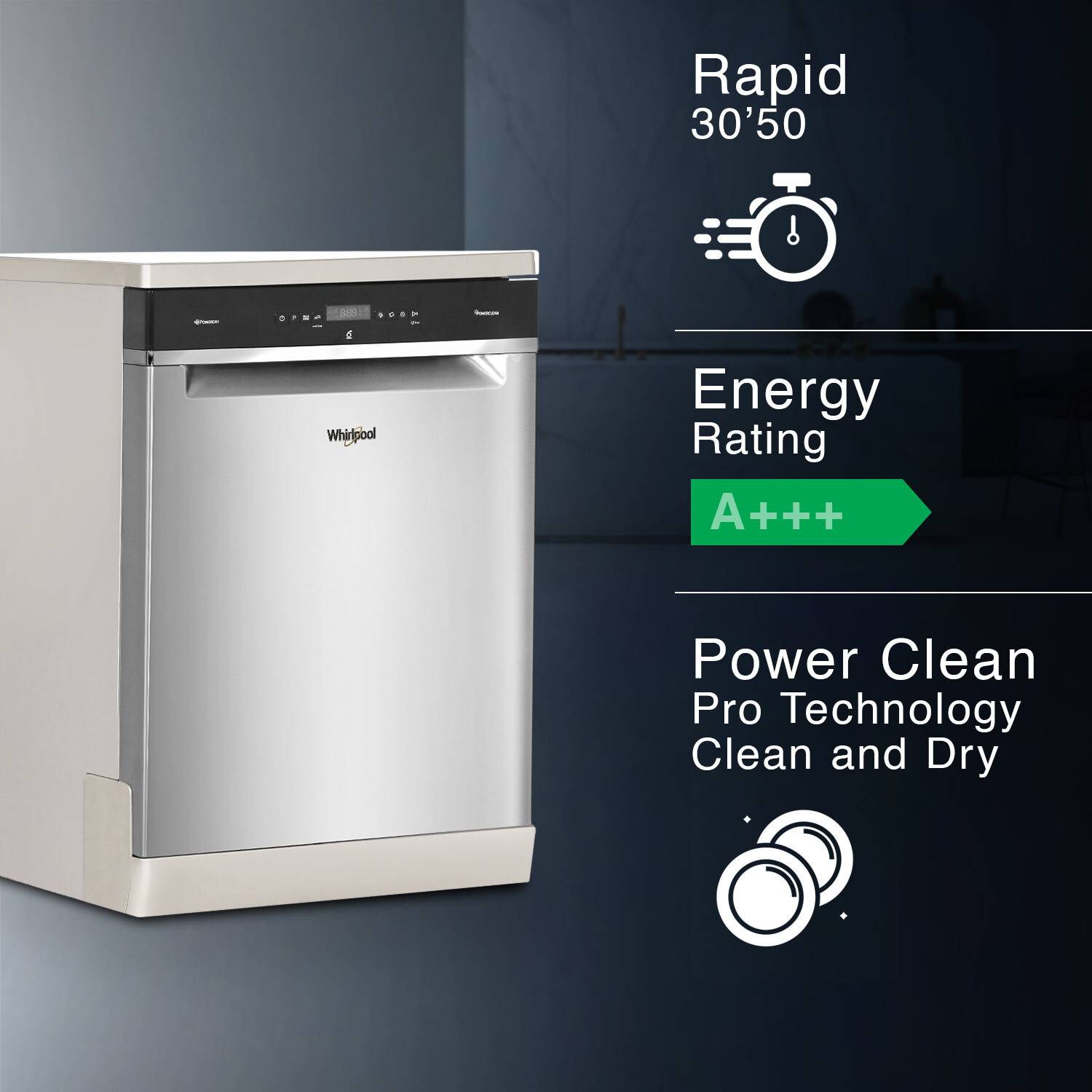 Whirlpool WFO 3O33 PL N X IN