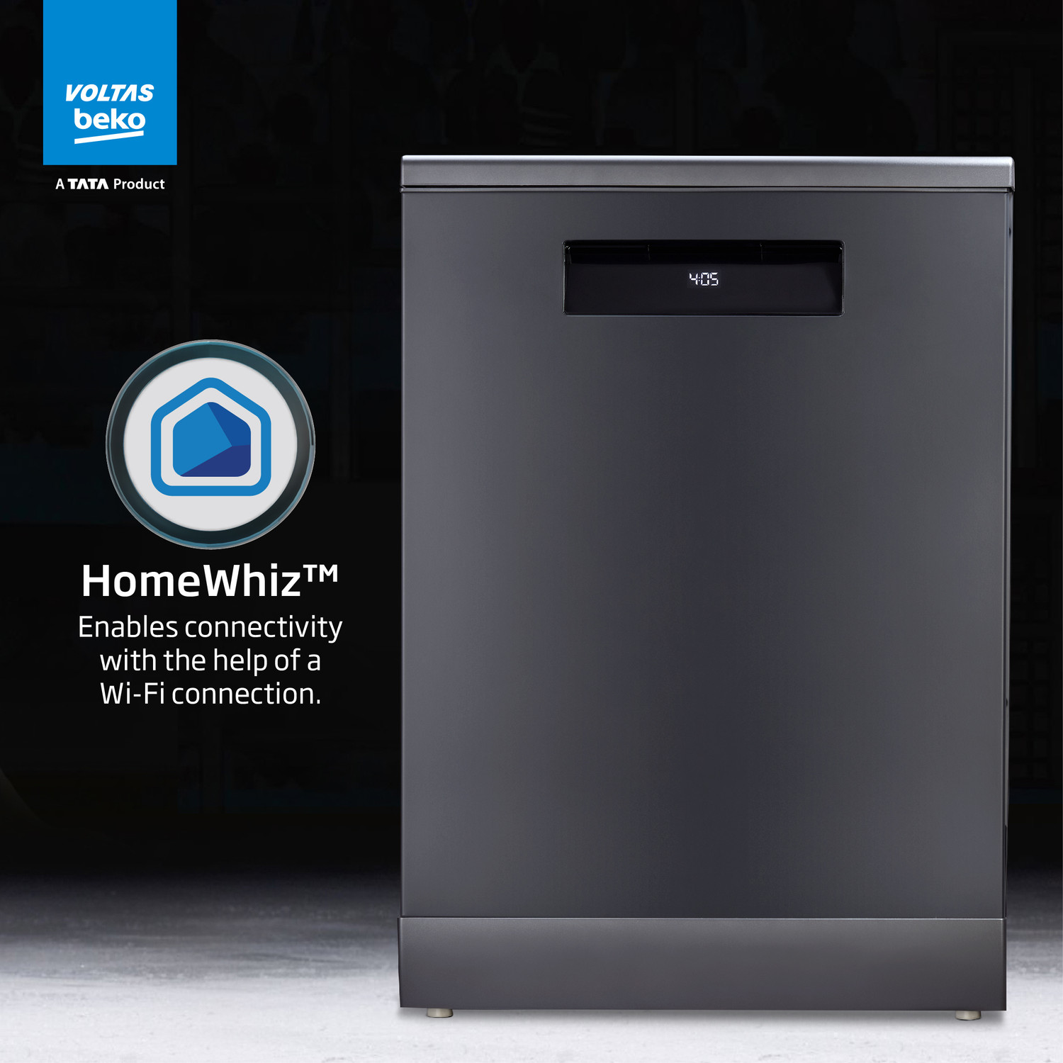 Image of Voltas Beko by A TATA Product DF15A Free Standing 15 Place Settings Dishwasher