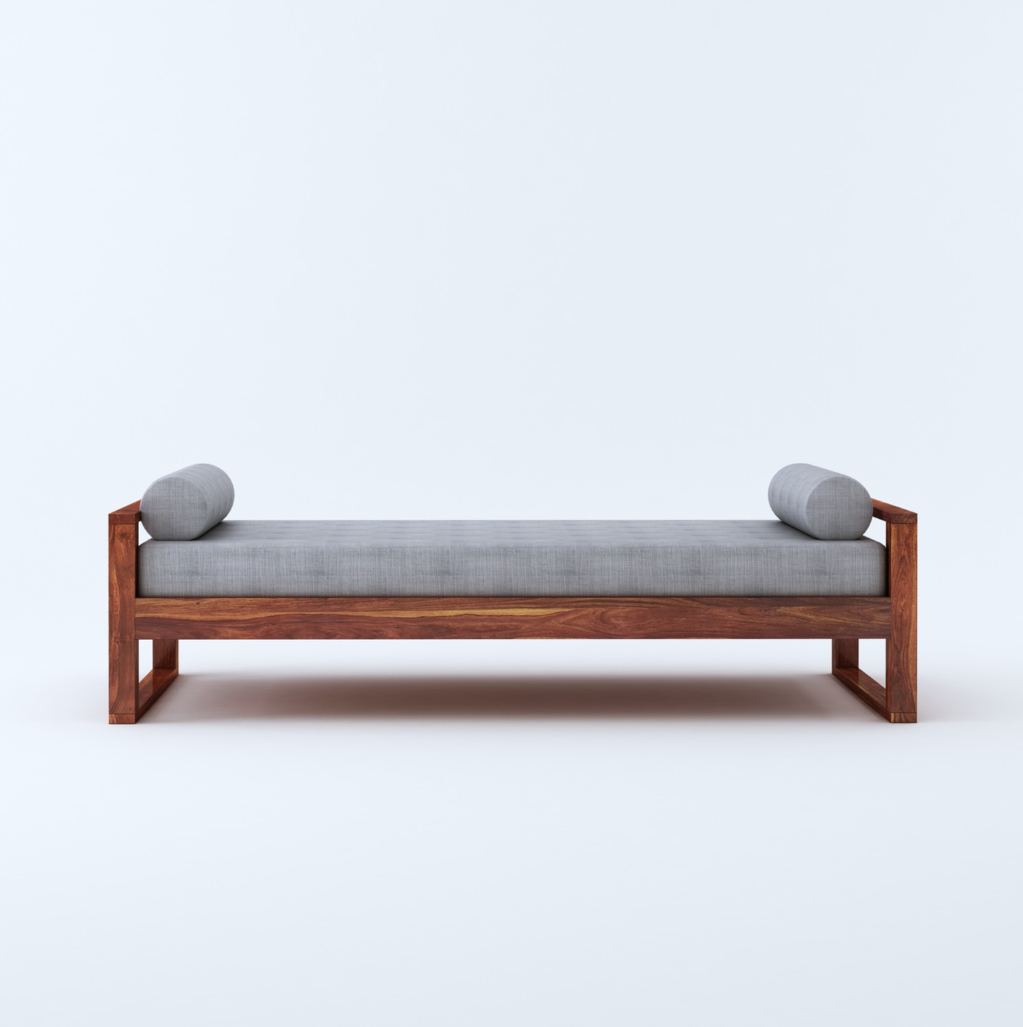 Image of Suncrown Furniture UrbanFold Sheesham Wood Diwan Bed For Living Room Solid Wood Diwan (Finish Color -Honey, DIY(Do-It-Yourself))