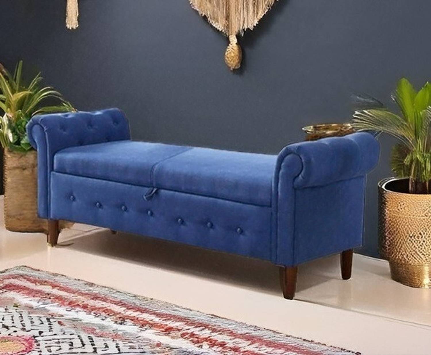 VAS Collection Home Satte Sofa Solid Wood Settee - Image 5