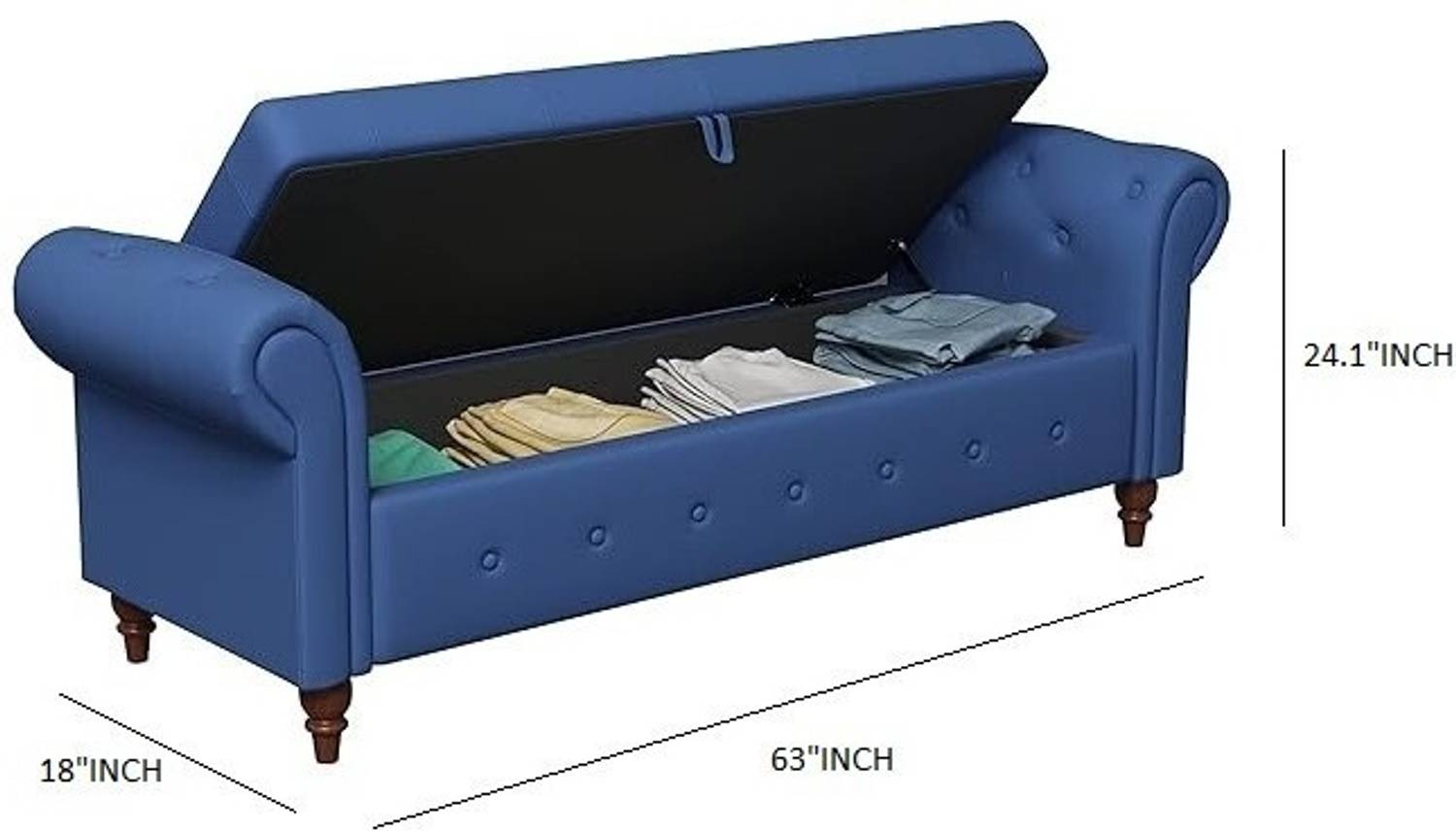VAS Collection Home Satte Sofa Solid Wood Settee - Image 3
