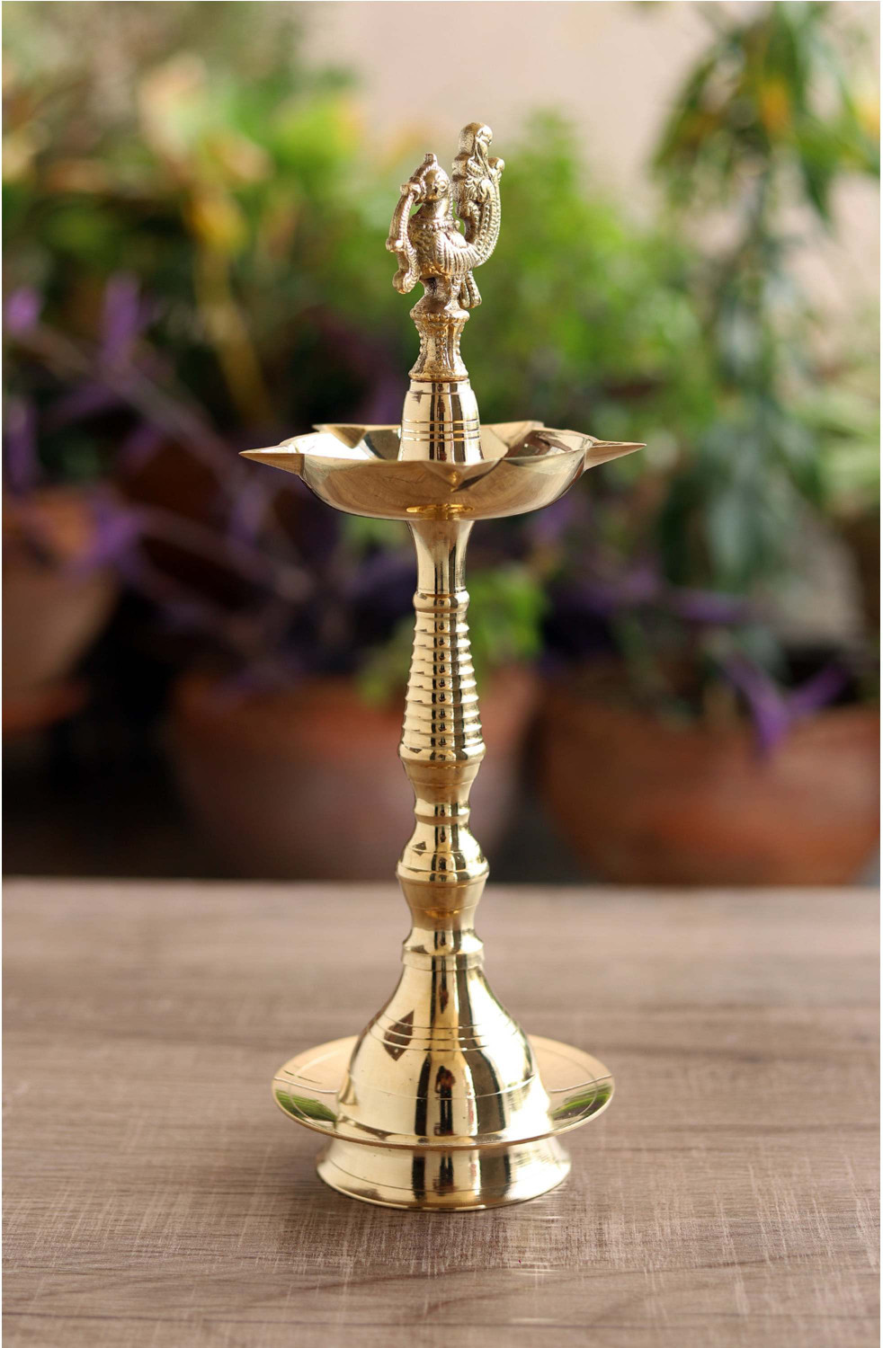 Image of Flipkart SmartBuy Brass (Pack of 2) Table Diya Set