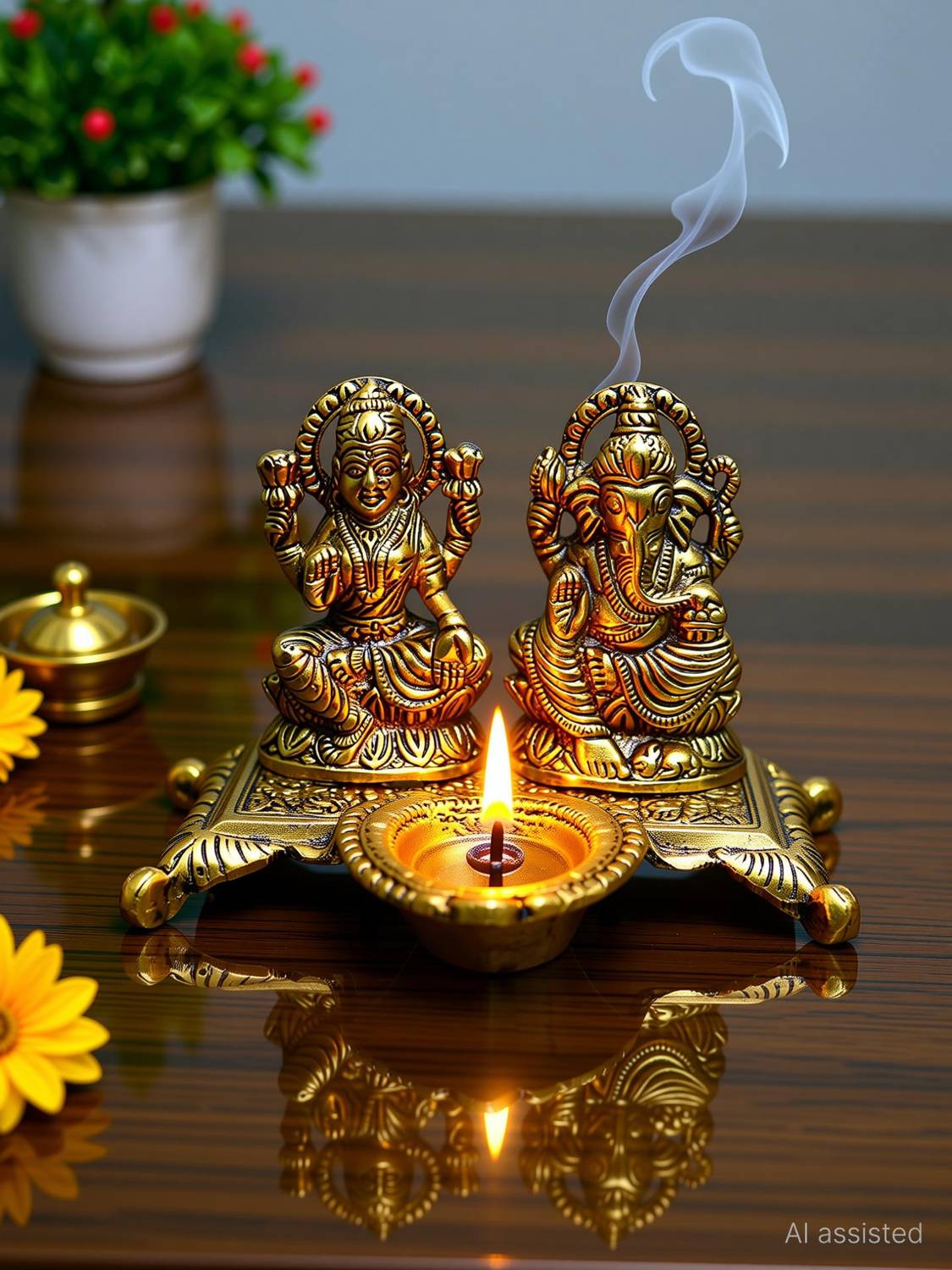 Astro Brass Table Diya