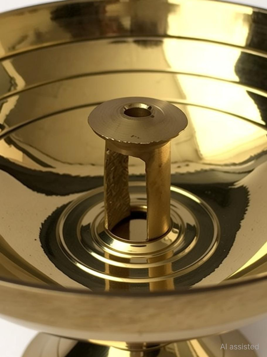 Image of WQT Brass Diya For Deepak Poojan, Akhand Jyot, Home Brass Table Diya