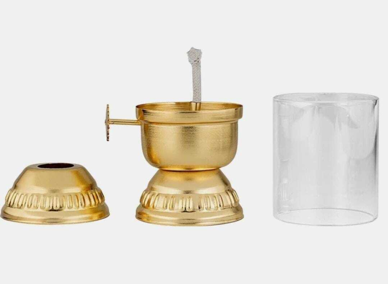 Image of kunmetal pooja,navratri,diwali metal brass finish akhand jyoti diya with adjustable bati Iron Table Diya