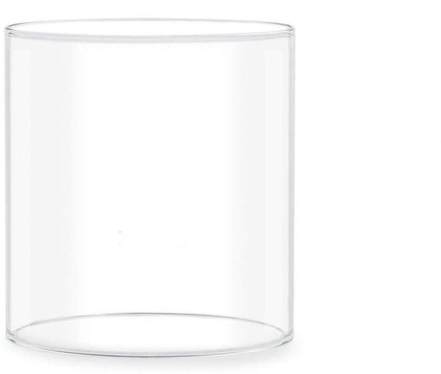 Image of Ein Sof Glass Cover For Akhand Diya (Size 3x4 Inch) Borosilicate Glass Table Diya Set