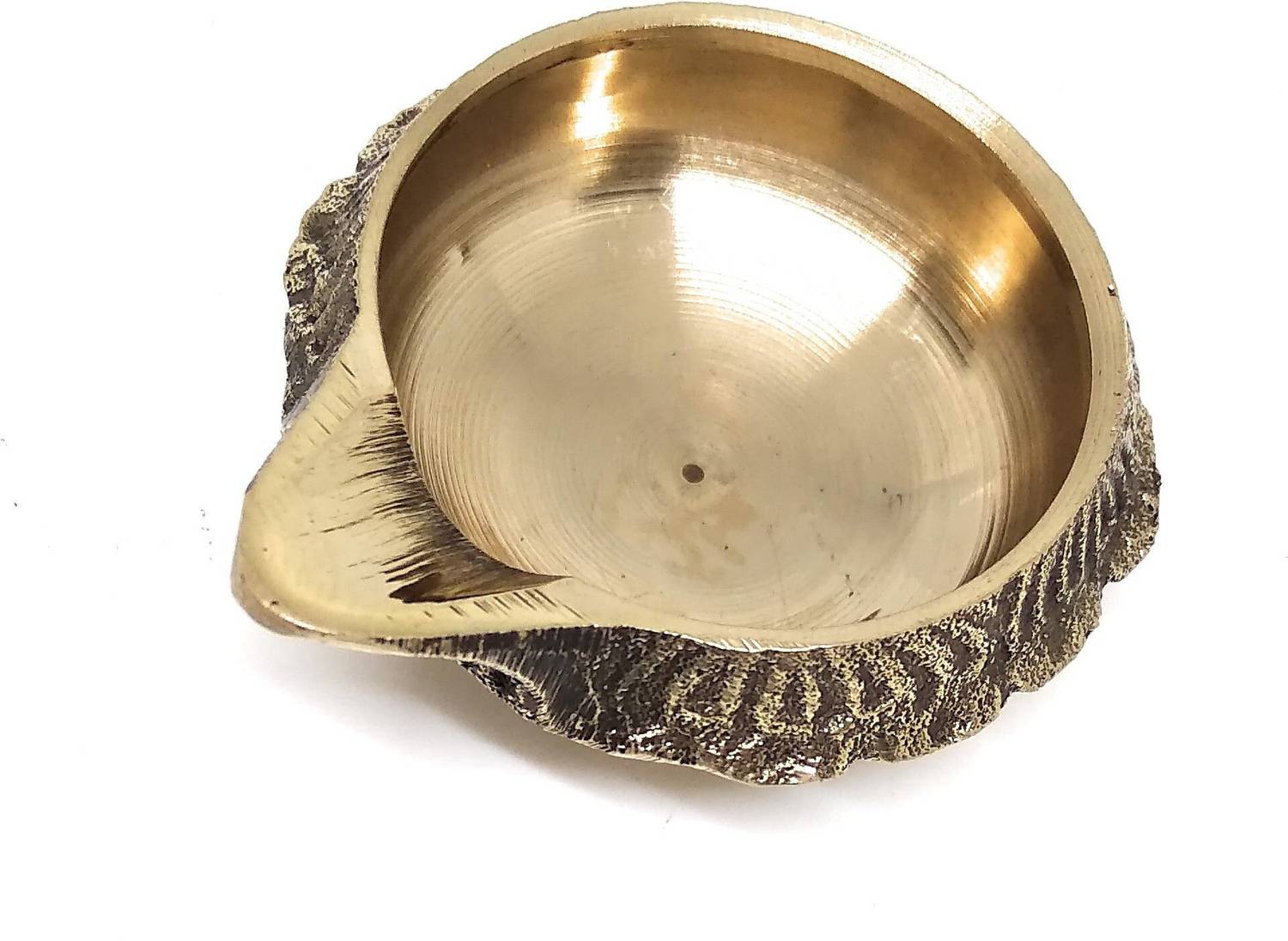 Astrosale Handmade Traditional Oil Lamp Deepam- Diwali Diya Vilakku for Pooja Brass Table Diya